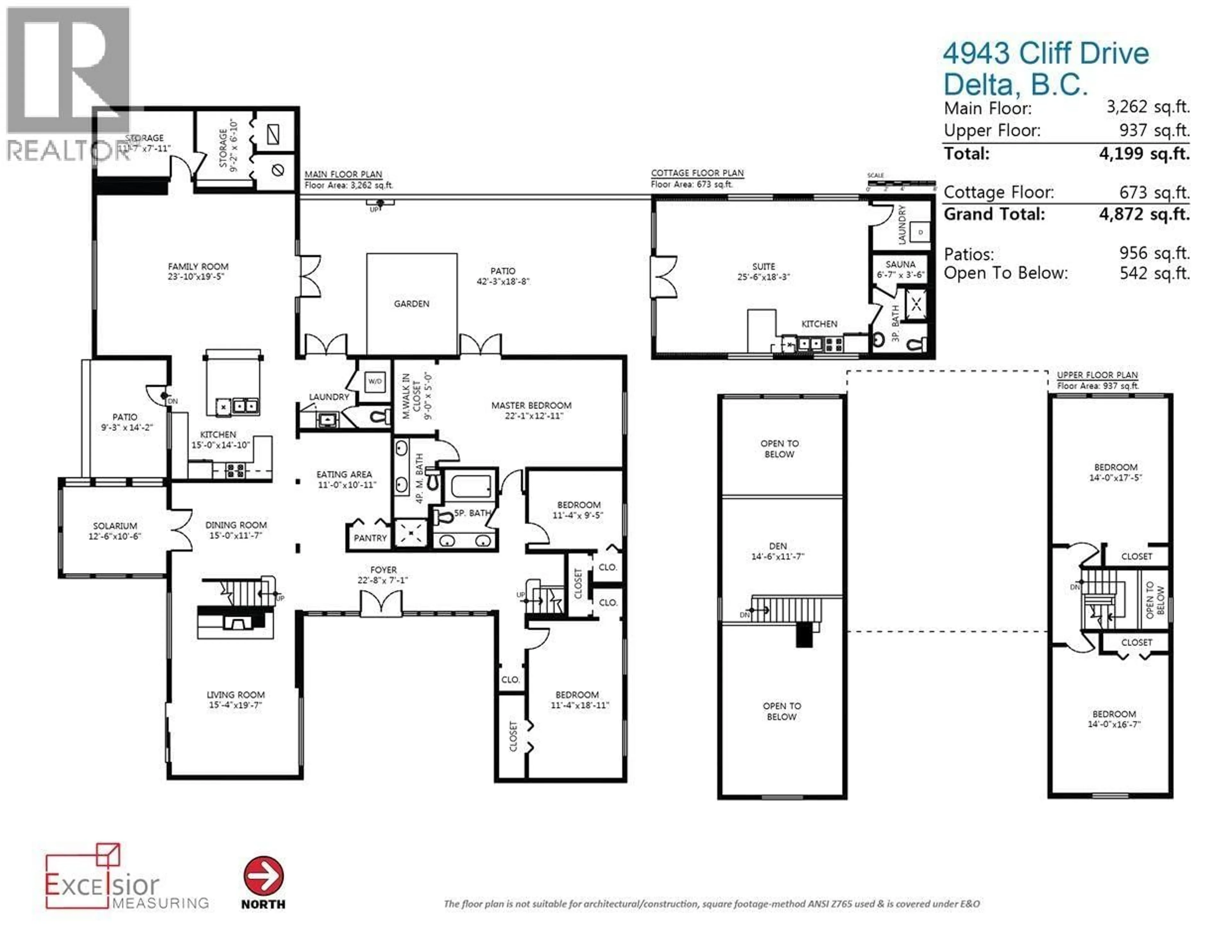 Floor plan for 4943 CLIFF DRIVE, Delta British Columbia V4M2C2