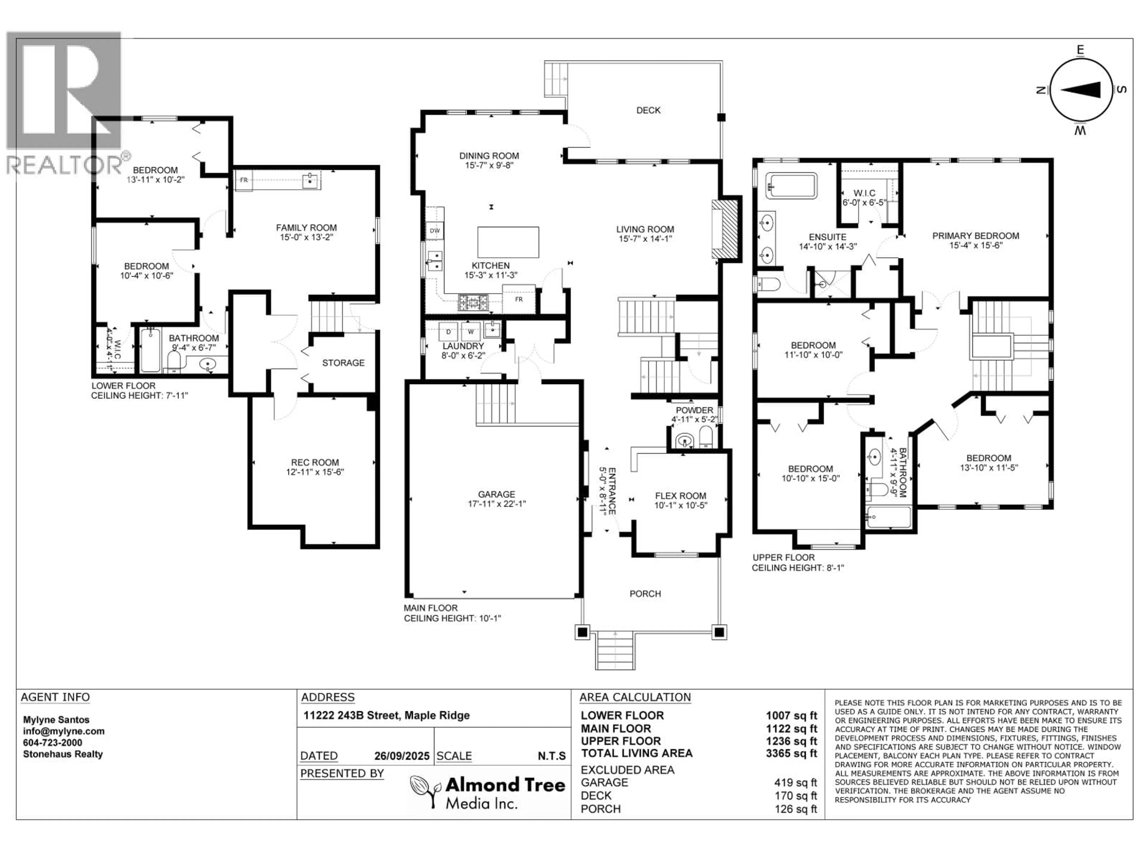 Floor plan for 11222 243B STREET, Maple Ridge British Columbia V2W1H5