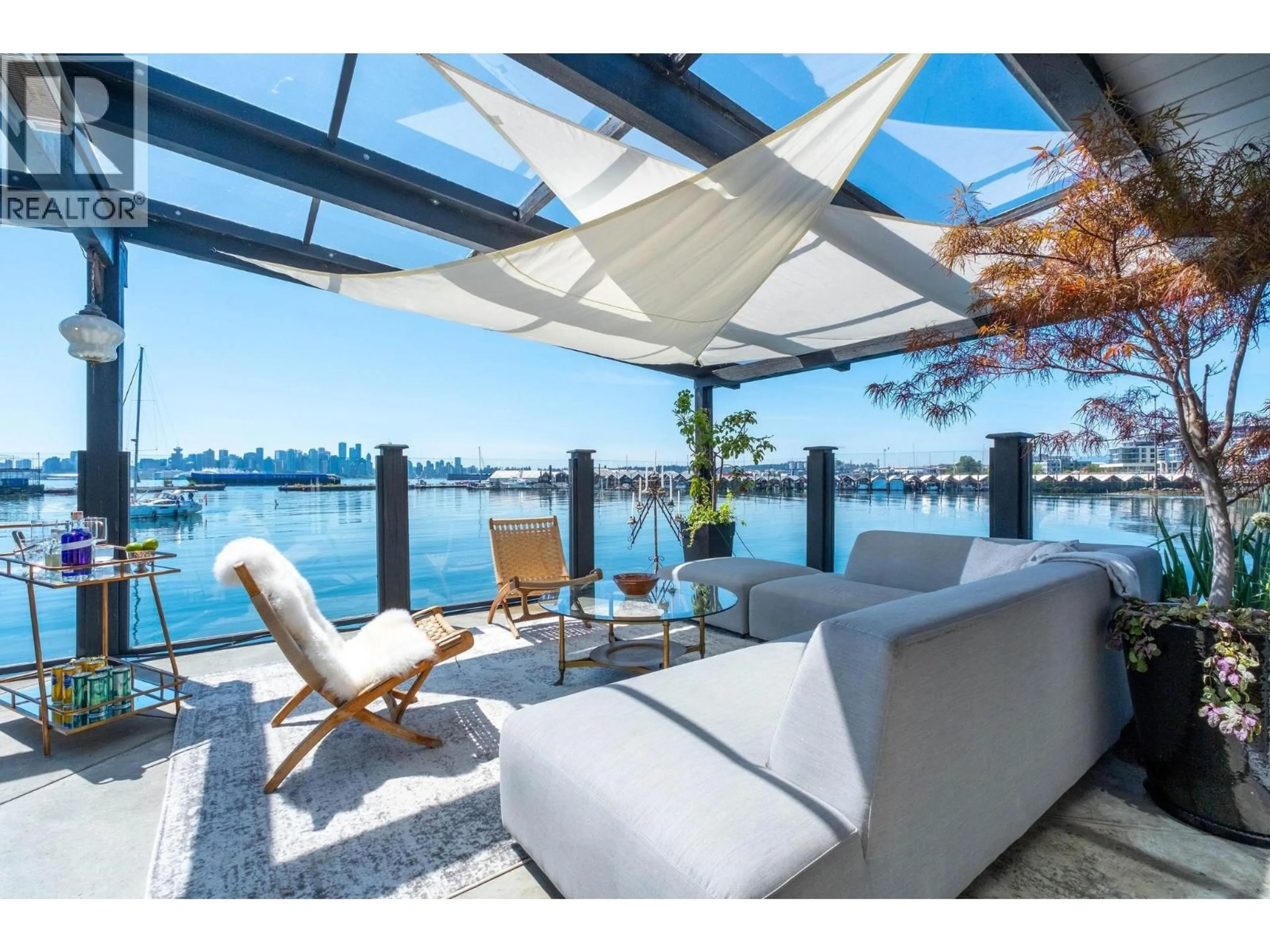 Patio, water/lake/river/ocean view for A27 - 415 ESPLANADE AVENUE, North Vancouver British Columbia V7M1A6