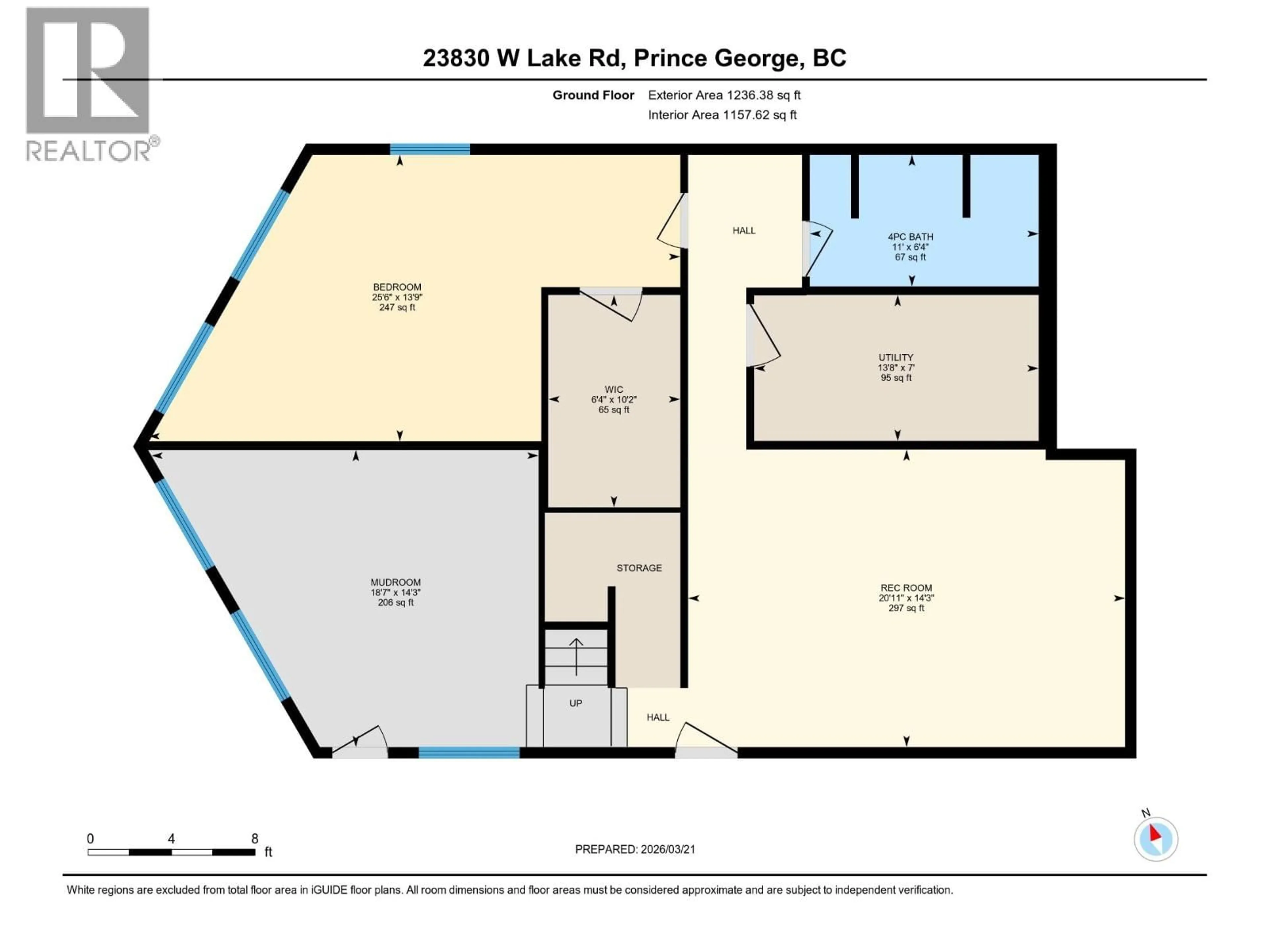 Floor plan for 23830 WEST LAKE ROAD, Prince George British Columbia V2N6H6