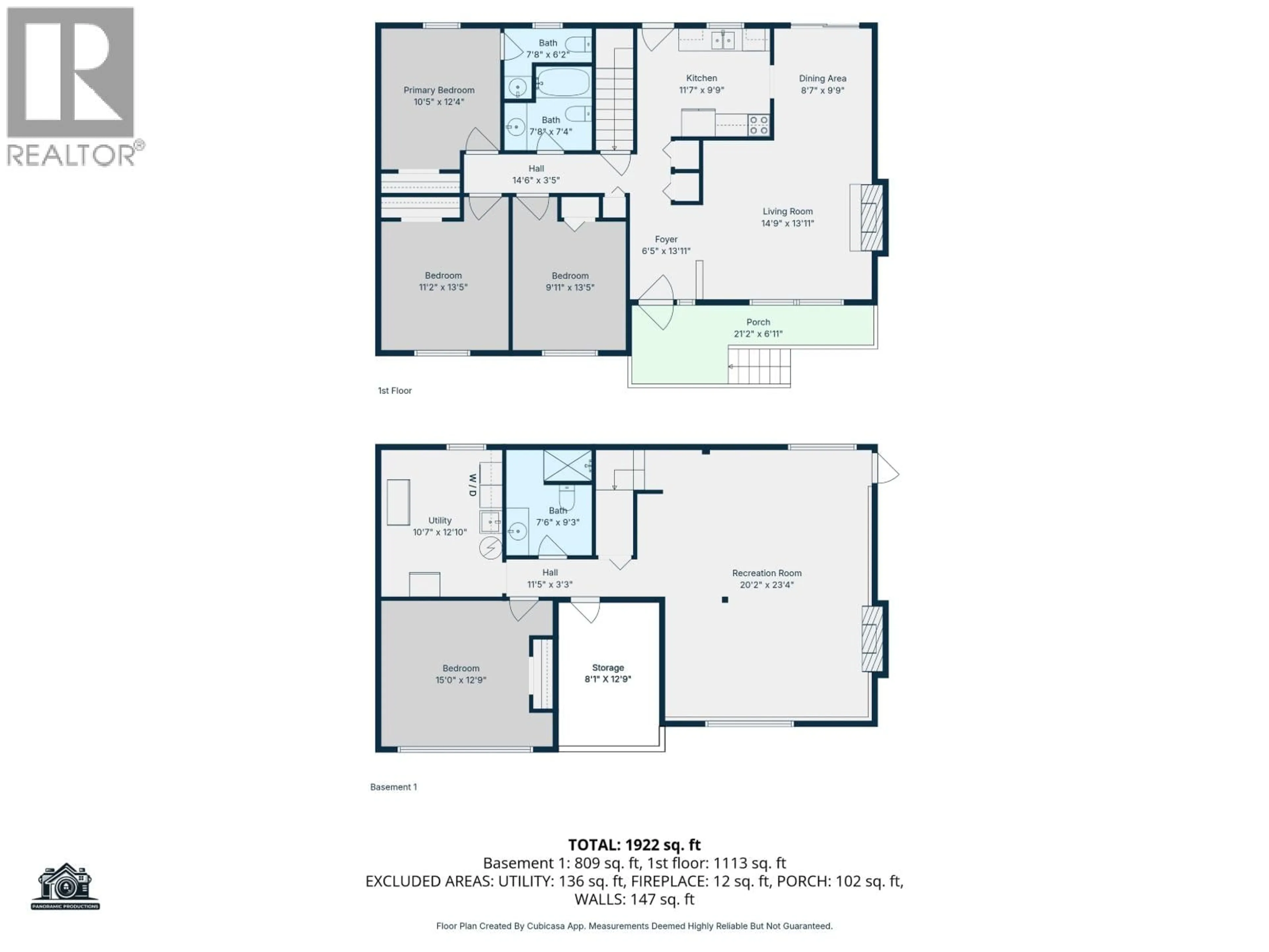 Floor plan for 132 LAKEVIEW AVENUE, Williams Lake British Columbia V2G1B6