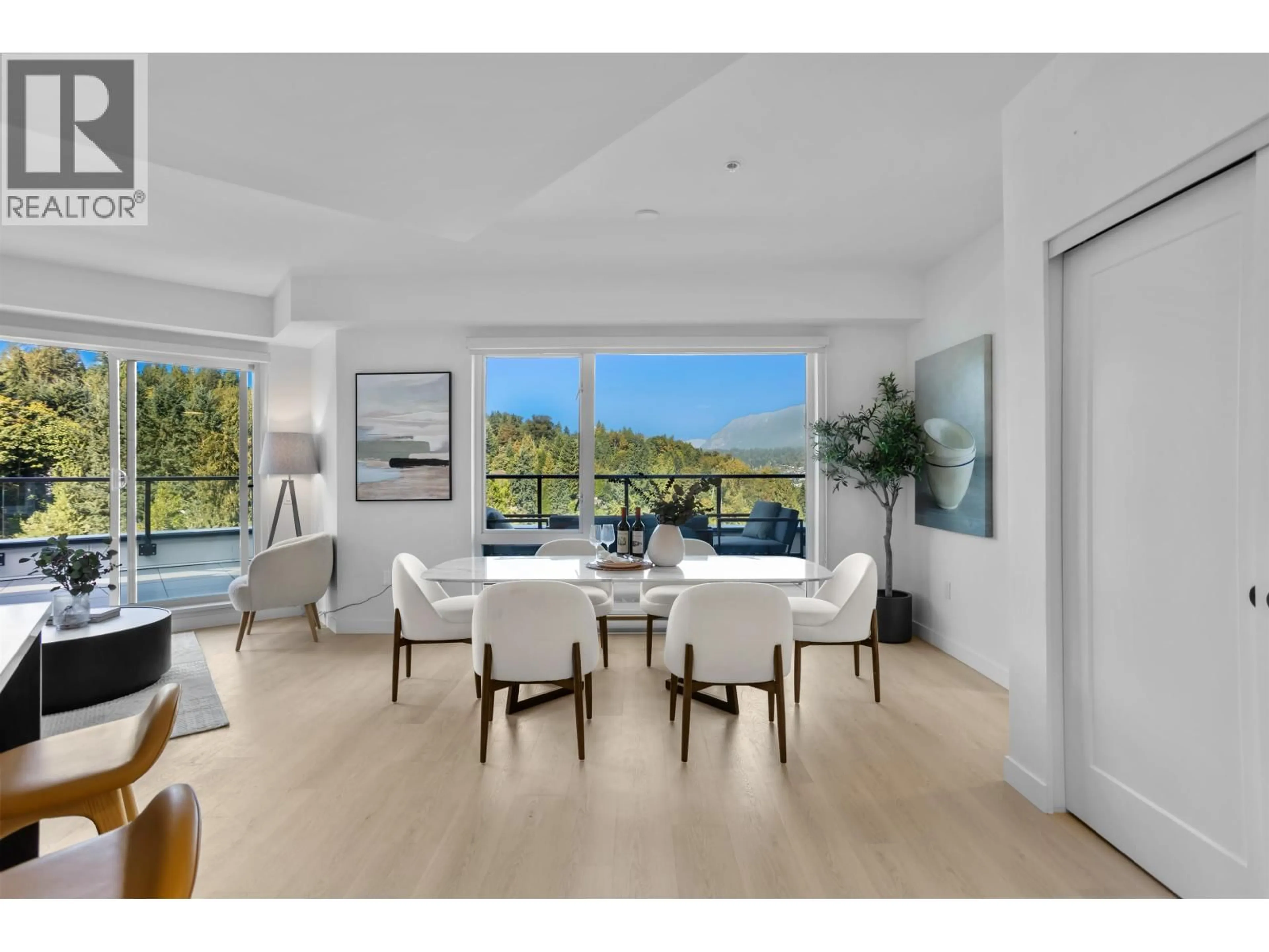 Dining room, wood/laminate floor for 604 - 2002 ST. GEORGE STREET, Port Moody British Columbia V3H2E6