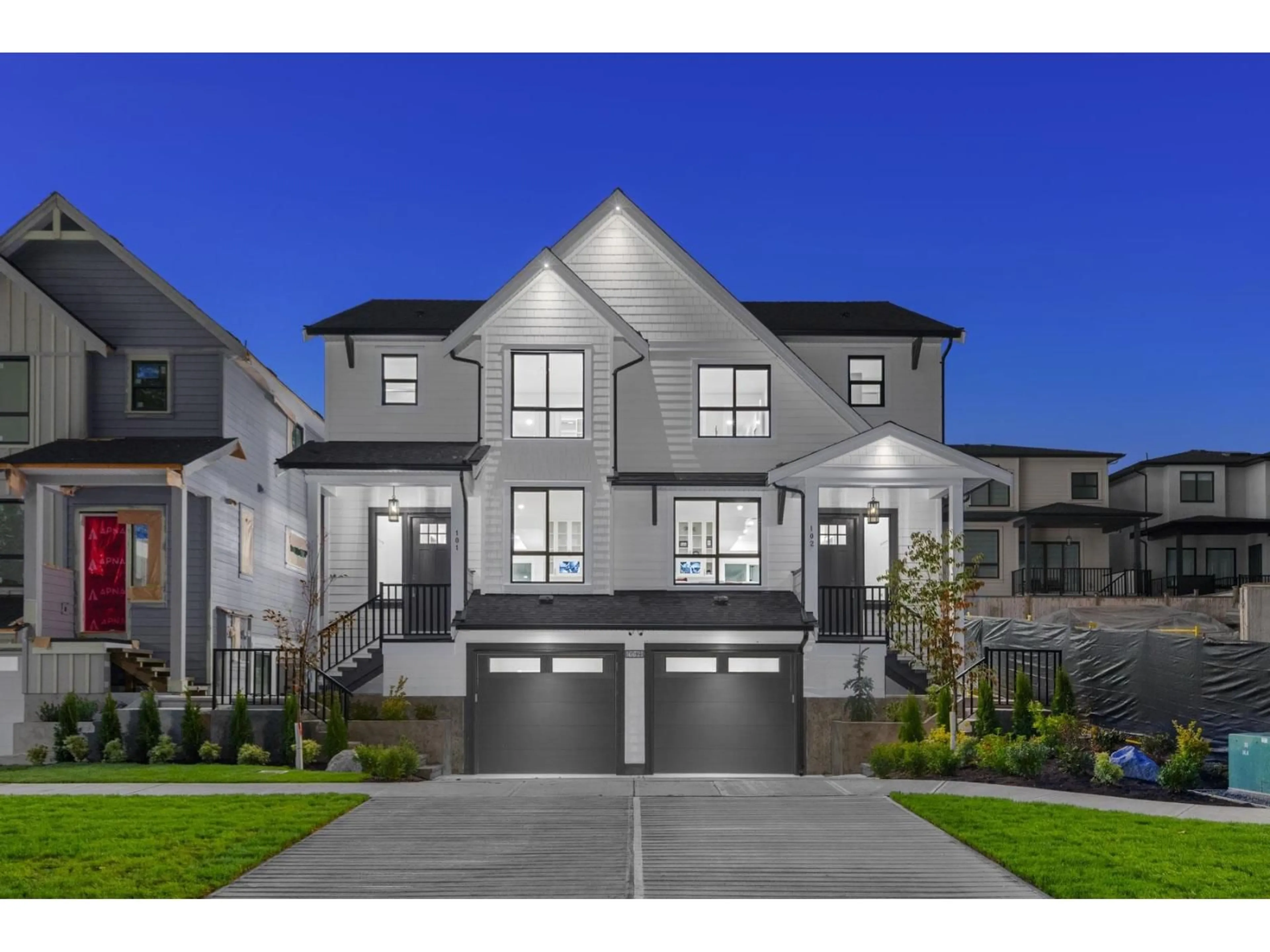 Home with vinyl exterior material, street for 102 - 16621 18 AVENUE, Surrey British Columbia V3Z9X5