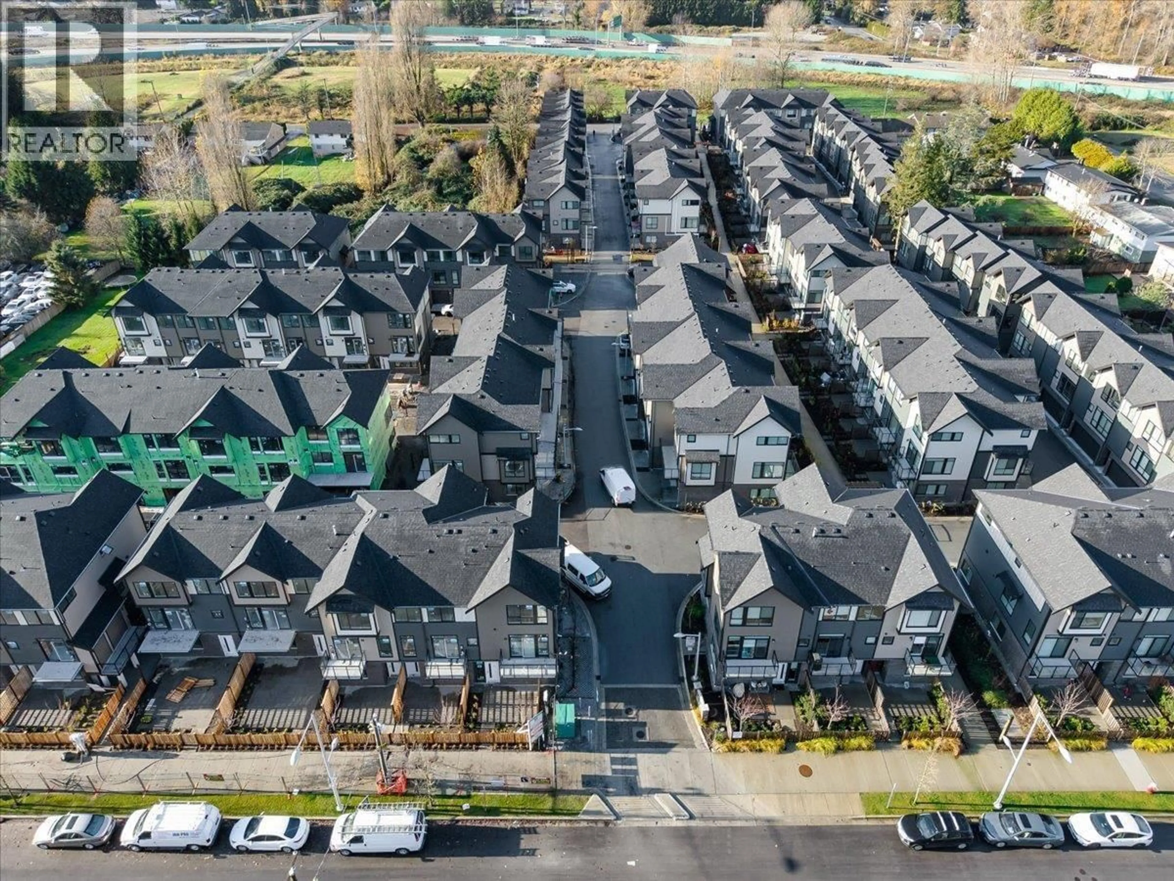 A pic from outside/outdoor area/front of a property/back of a property/a pic from drone, city buildings view from balcony for 20 - 4337 BOUNDARY ROAD, Richmond British Columbia V6V0C4