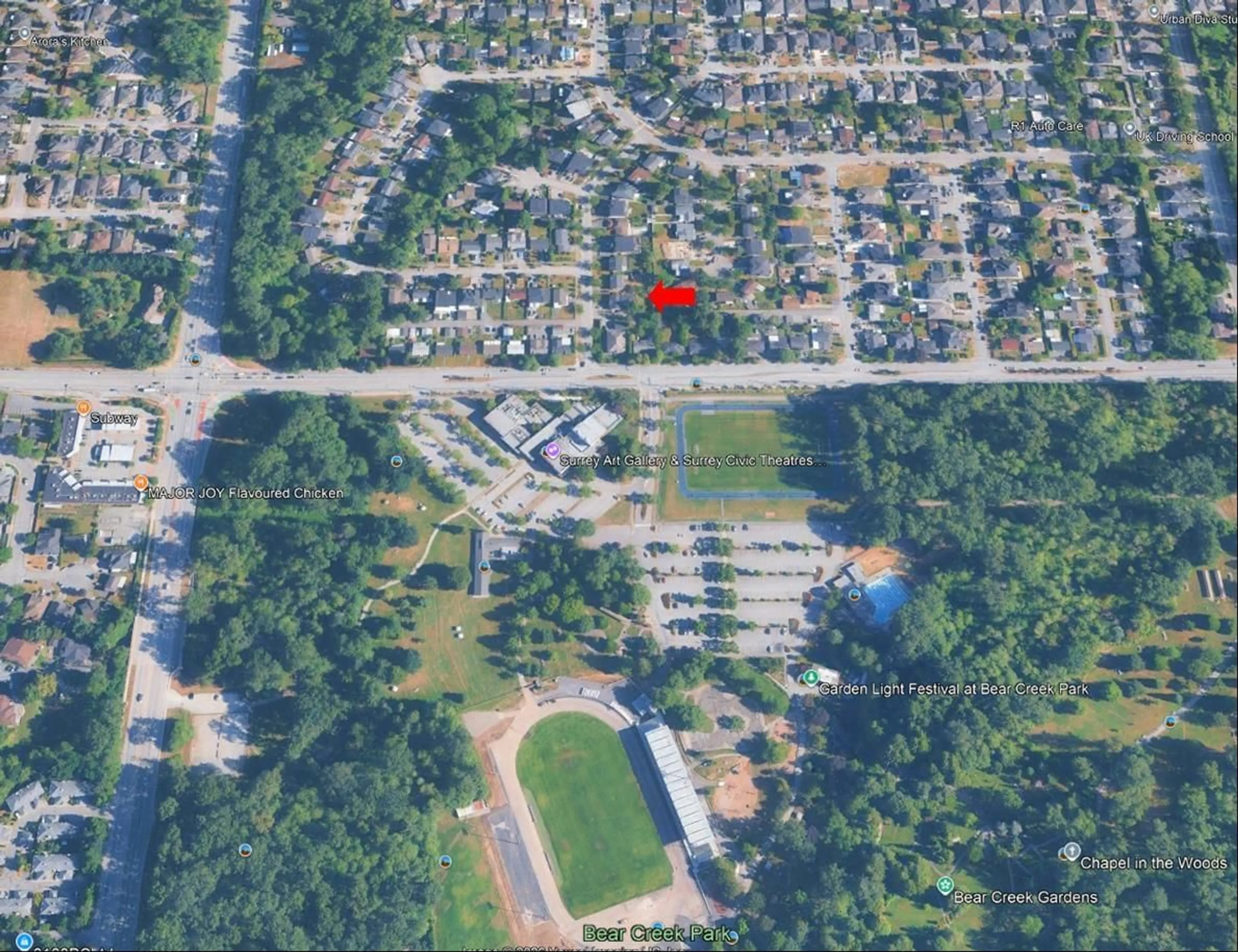 Picture of a map for 8842 LAUDER DRIVE, Surrey British Columbia V3V6L2