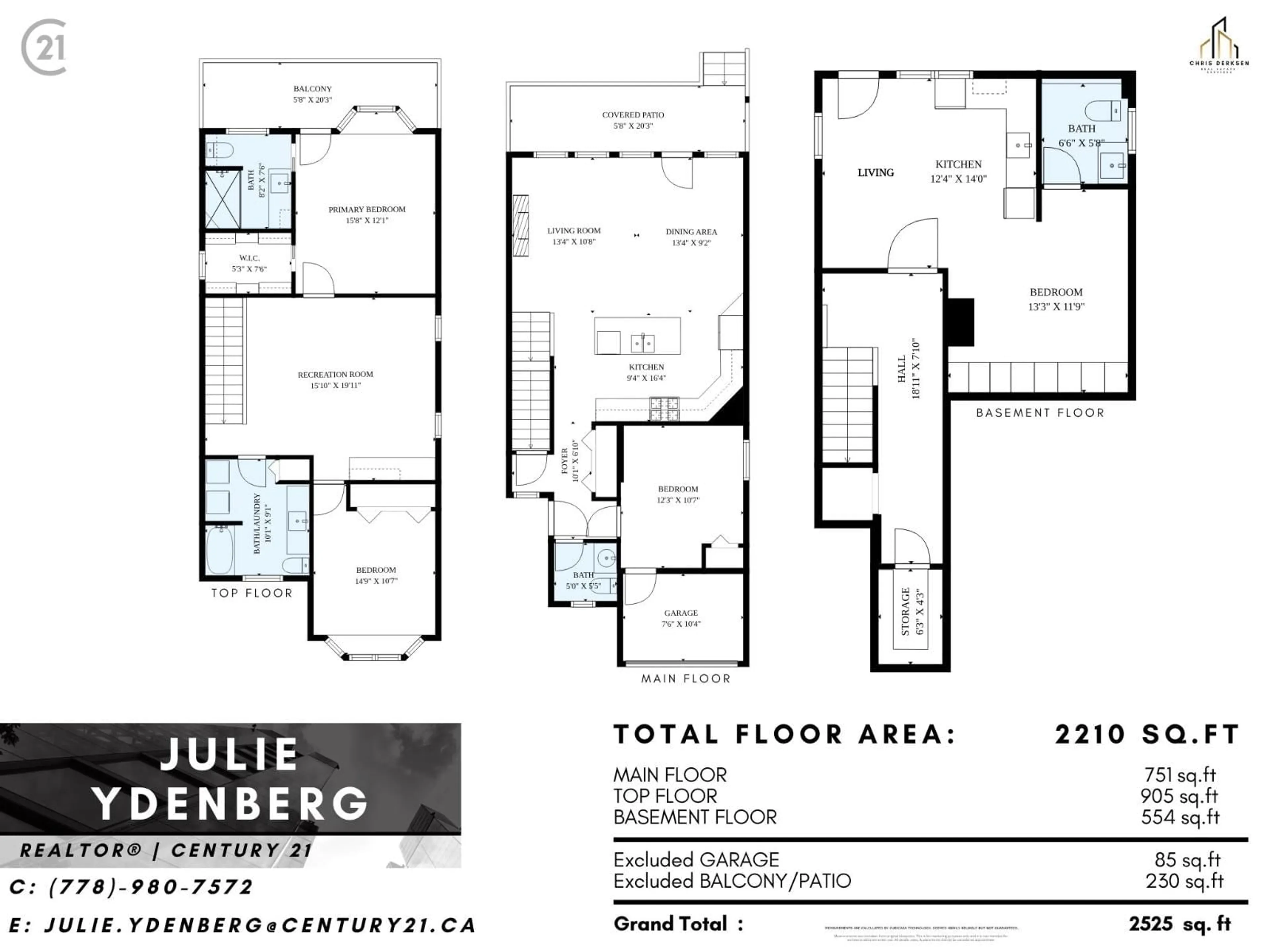 Floor plan for 173 FIRST AVENUE, Cultus Lake British Columbia V2R4Z4