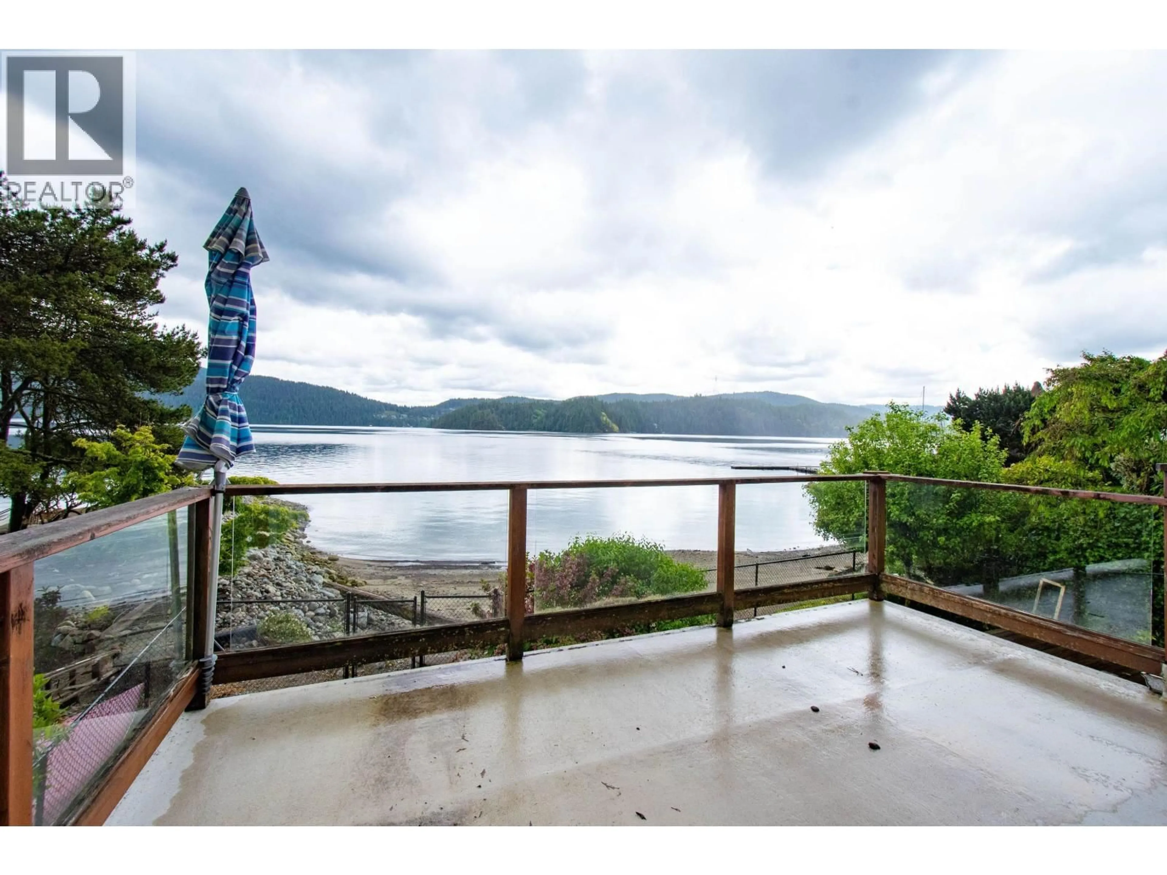Patio, water/lake/river/ocean view for 5293 INDIAN RIVER DRIVE, North Vancouver British Columbia V7G2T6