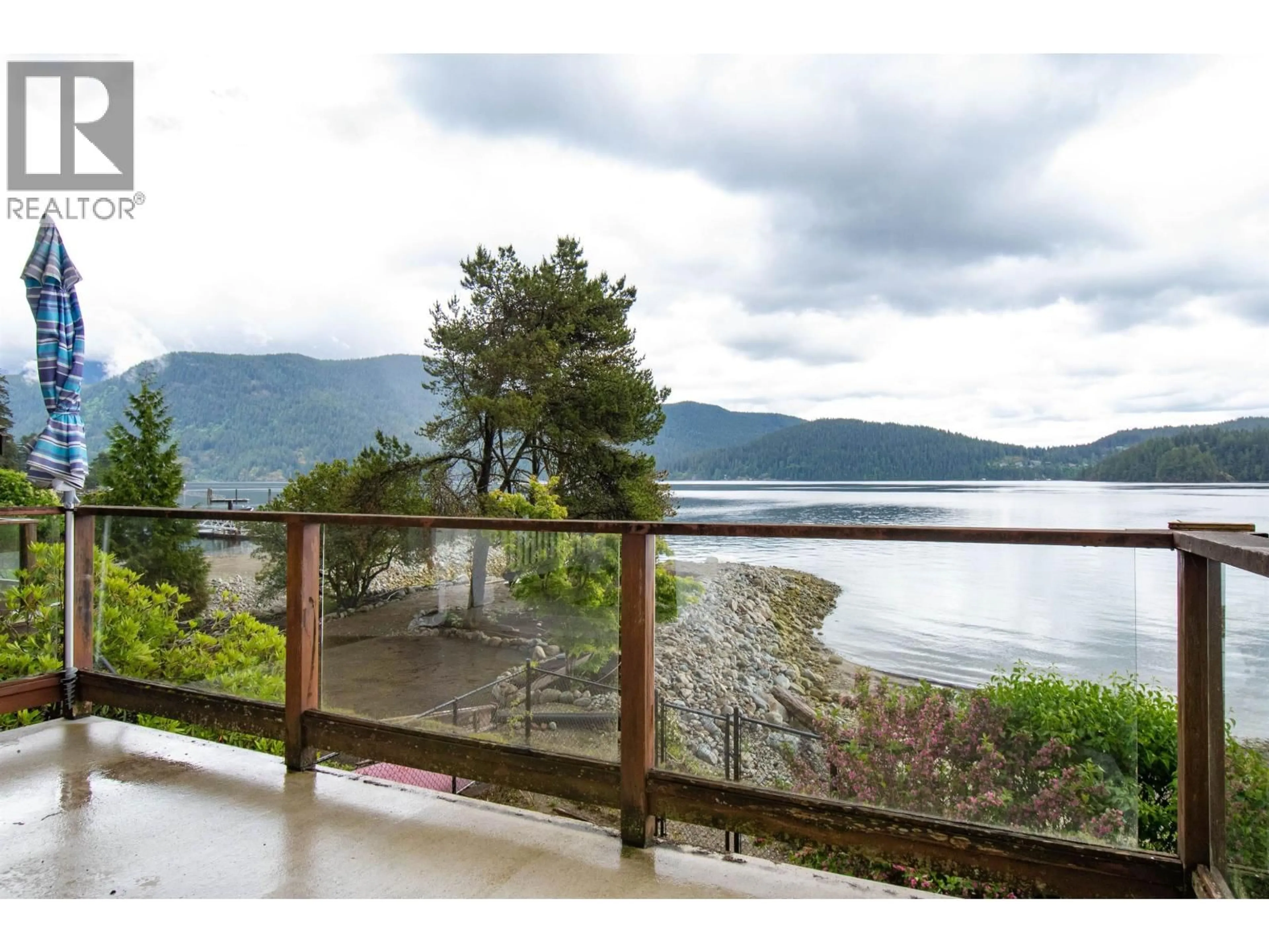 Patio, water/lake/river/ocean view for 5293 INDIAN RIVER DRIVE, North Vancouver British Columbia V7G2T6