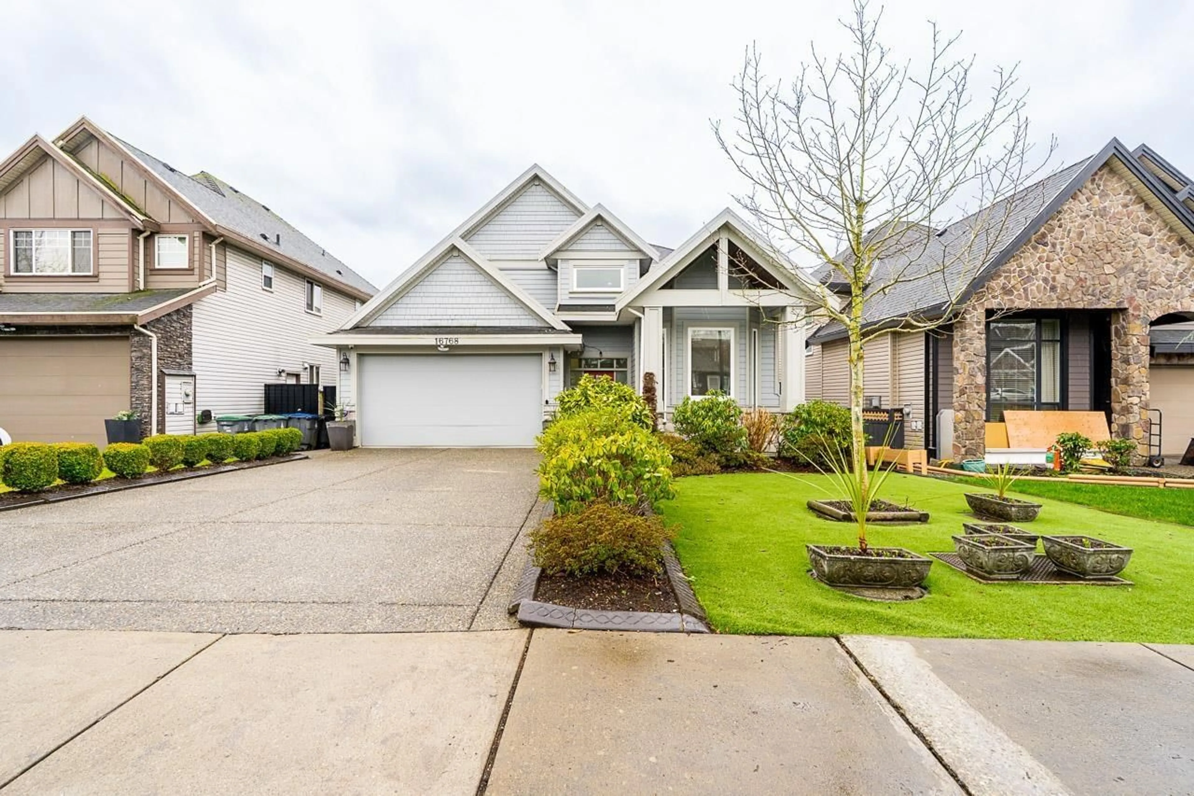 Home with vinyl exterior material, street for 16768 57A AVENUE, Surrey British Columbia V3S1H8