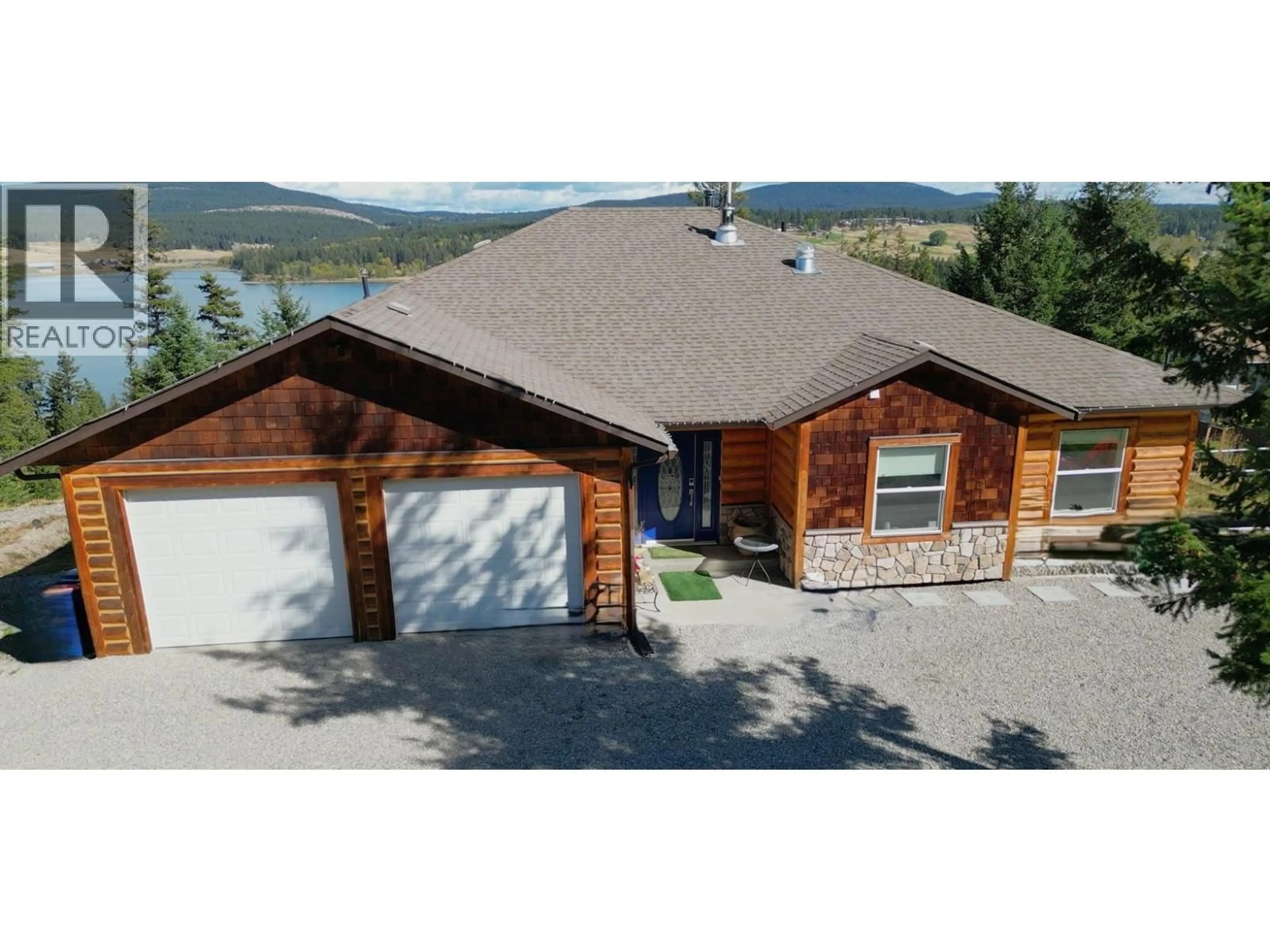 A pic from outside/outdoor area/front of a property/back of a property/a pic from drone, unknown for 4849 BRYAN CRESCENT, 108 Mile Ranch British Columbia V0K2Z0