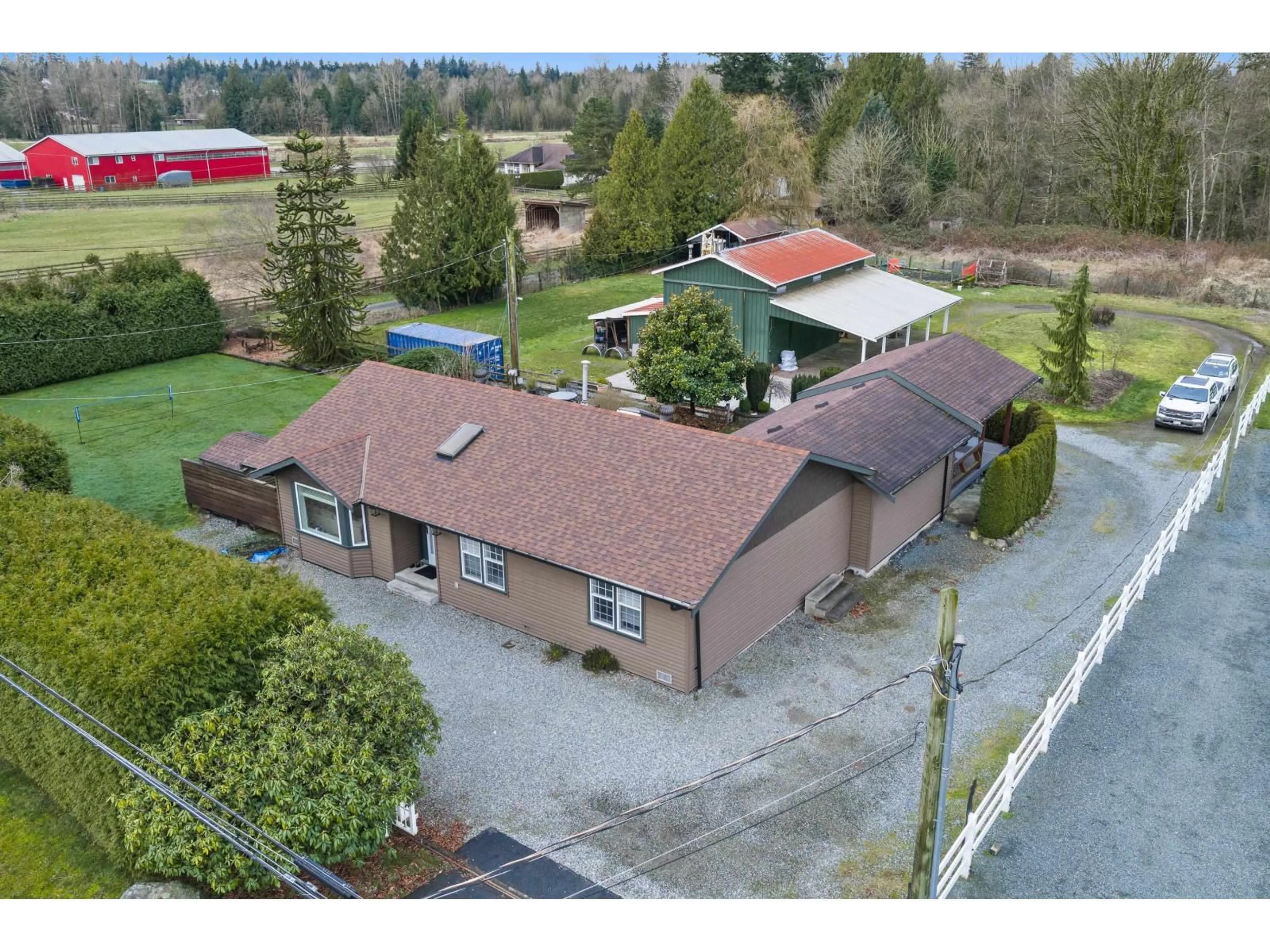 A pic from outside/outdoor area/front of a property/back of a property/a pic from drone, building for 2147 216 STREET, Langley British Columbia V2Z1P6