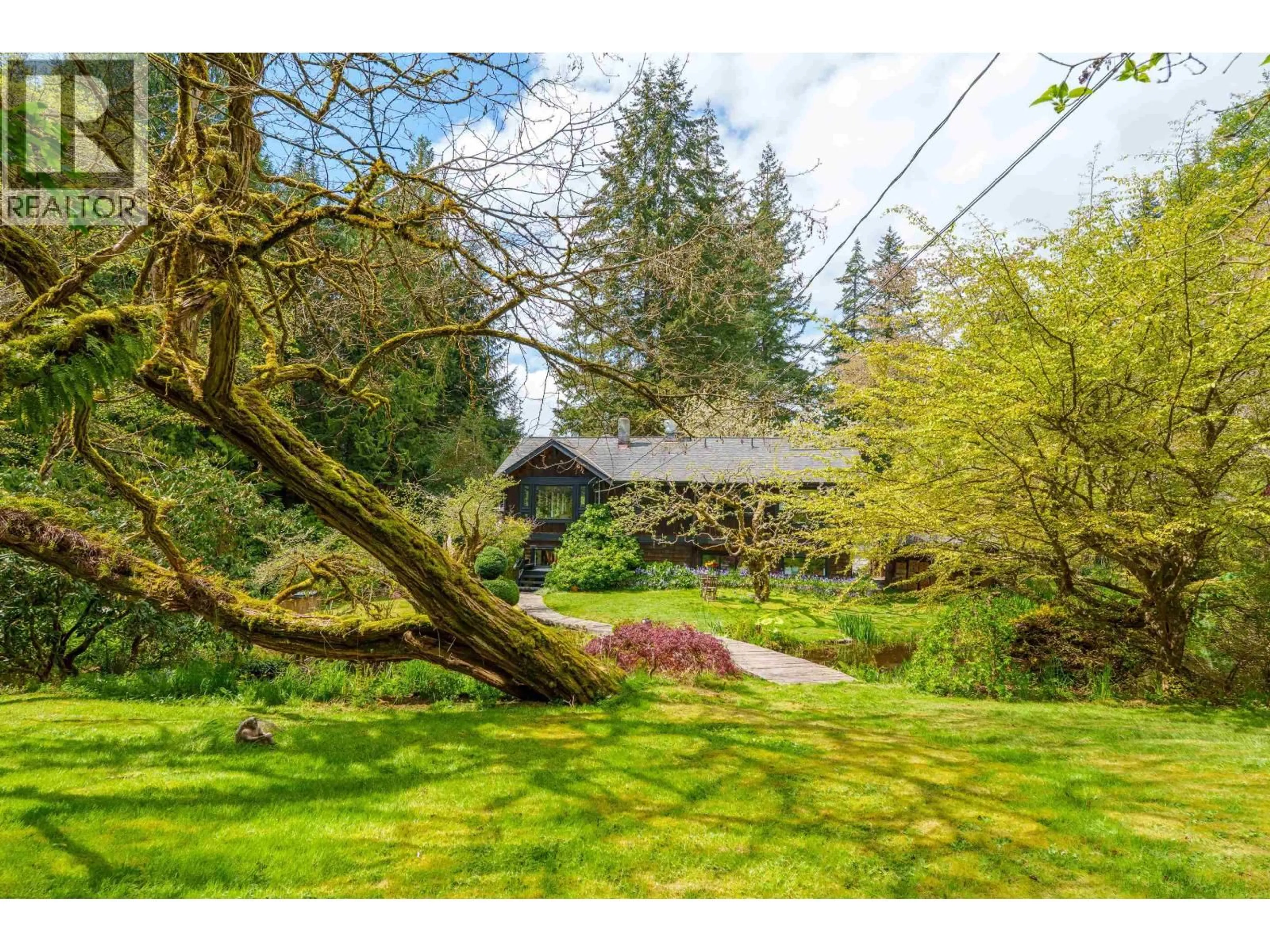 A pic from outside/outdoor area/front of a property/back of a property/a pic from drone, forest/trees view for 1531 LOCKYER ROAD, Roberts Creek British Columbia V0N2W1