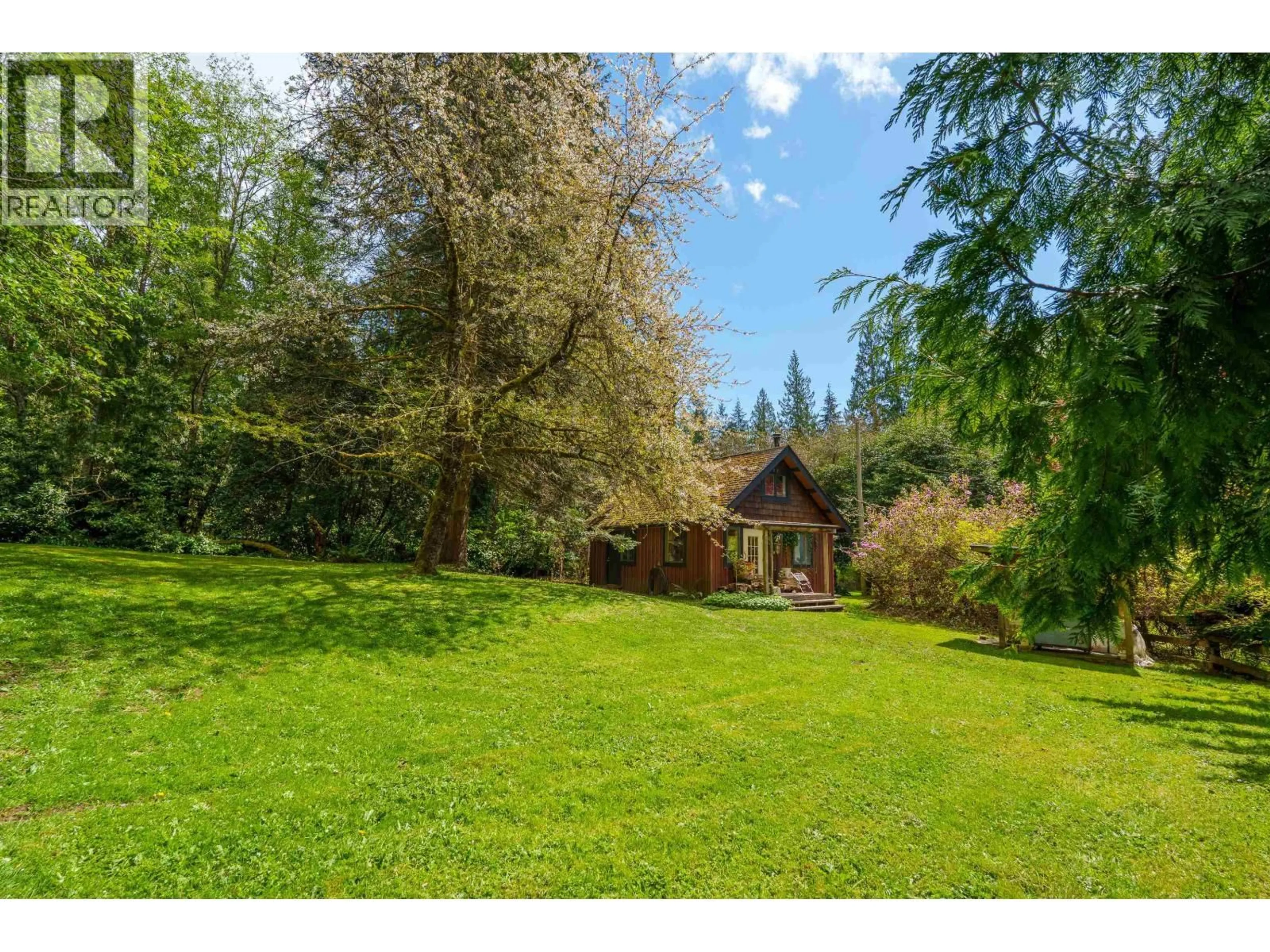 A pic from outside/outdoor area/front of a property/back of a property/a pic from drone, forest/trees view for 1531 LOCKYER ROAD, Roberts Creek British Columbia V0N2W1