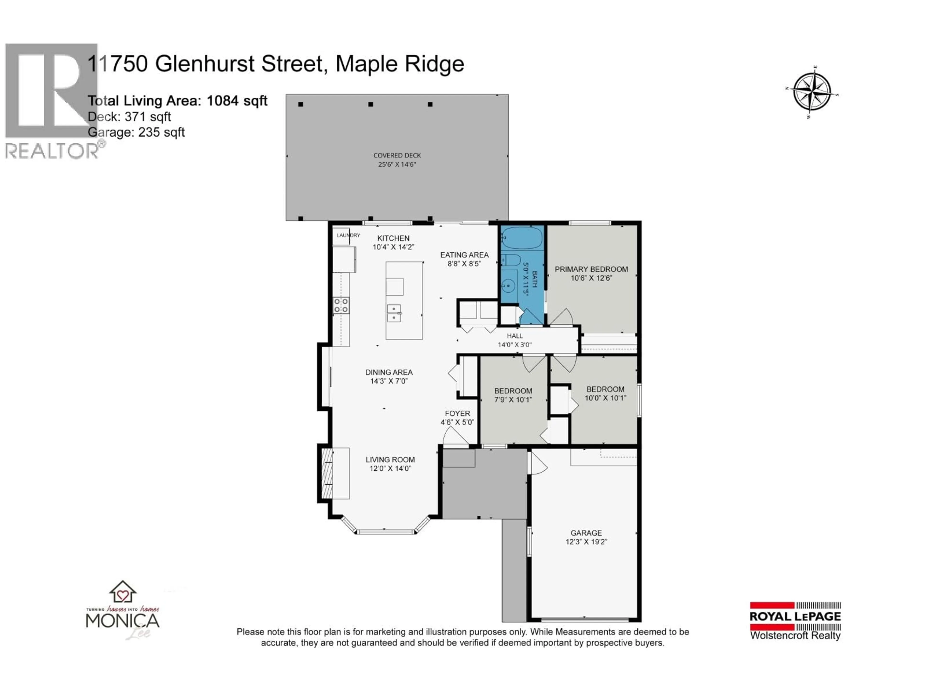 Floor plan for 11750 GLENHURST STREET, Maple Ridge British Columbia V2X0B9