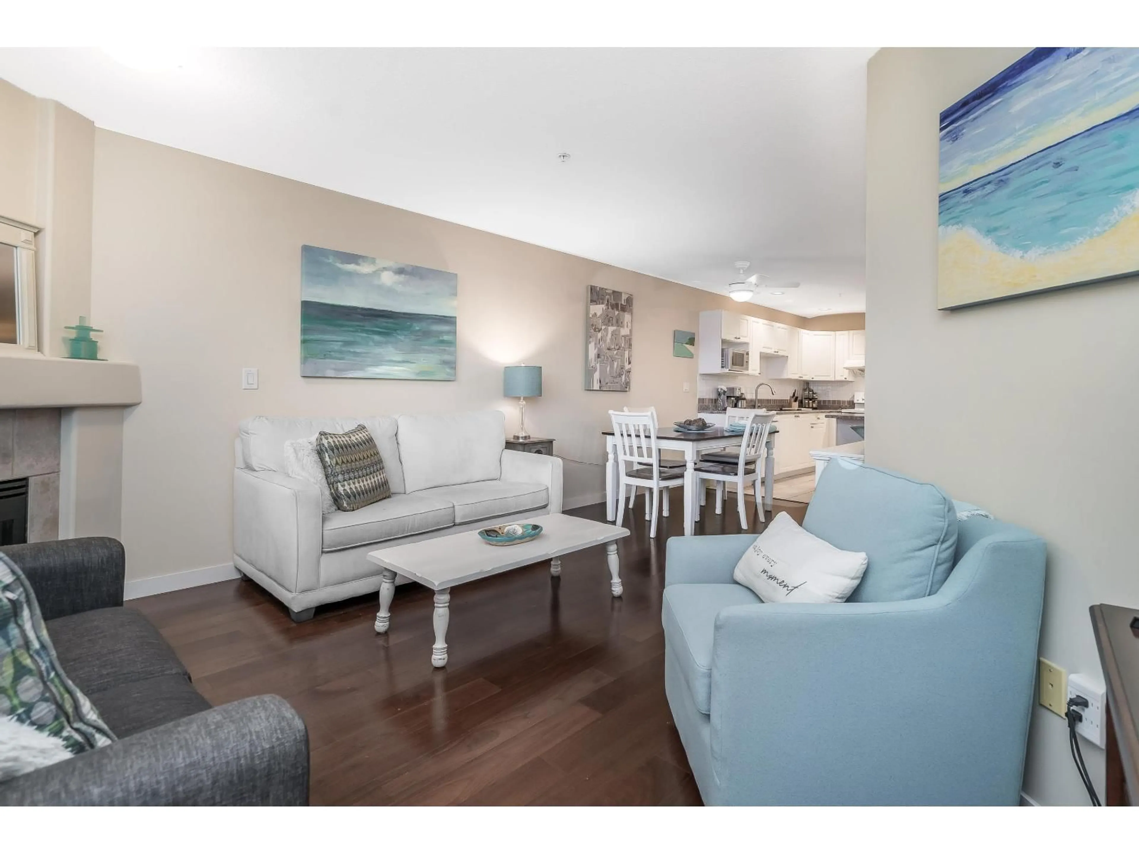 Living room with furniture, unknown for 204 - 1153 VIDAL STREET, White Rock British Columbia V4B3T4