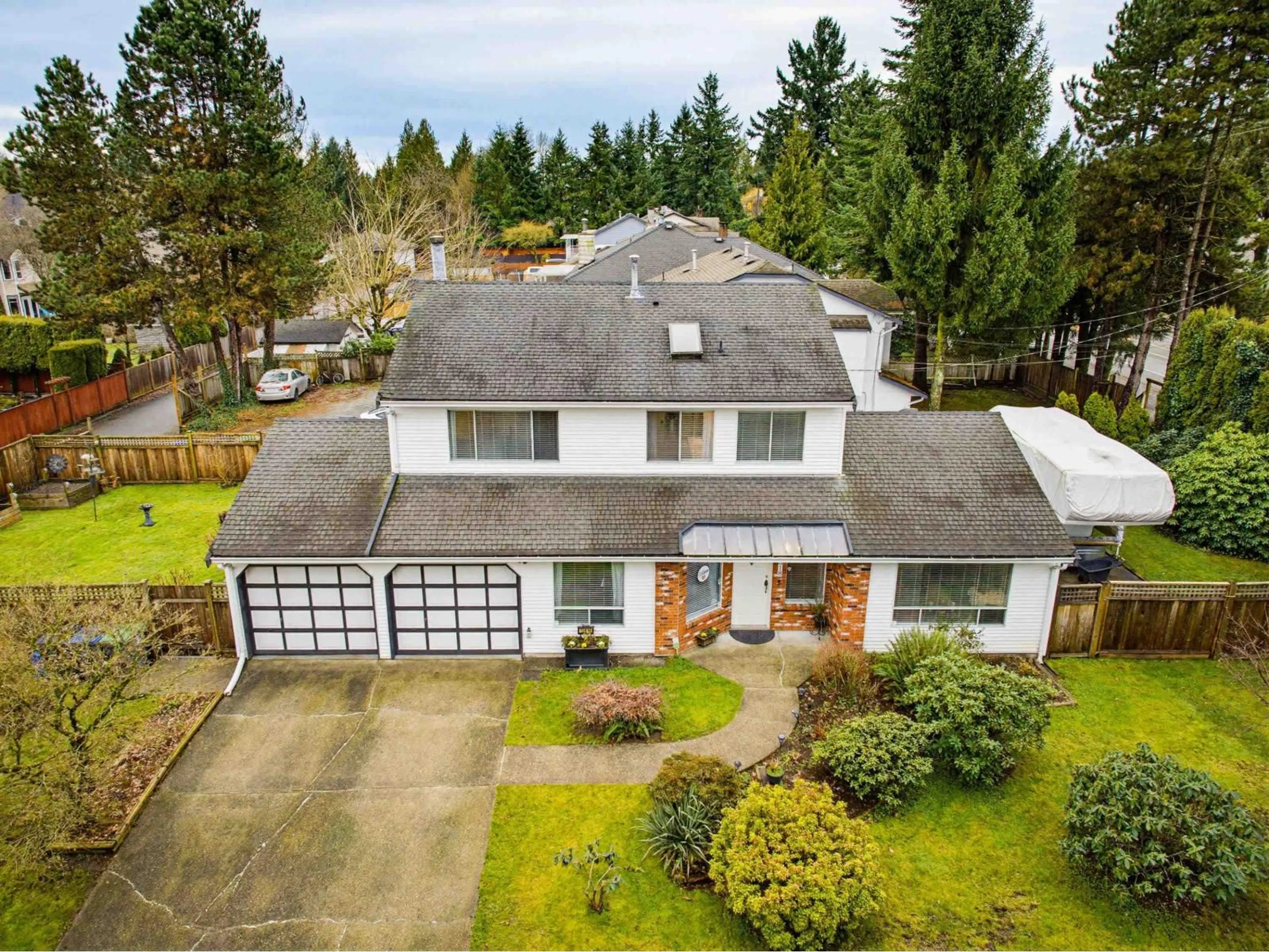A pic from outside/outdoor area/front of a property/back of a property/a pic from drone, street for 15618 93 AVENUE, Surrey British Columbia V4N3B2