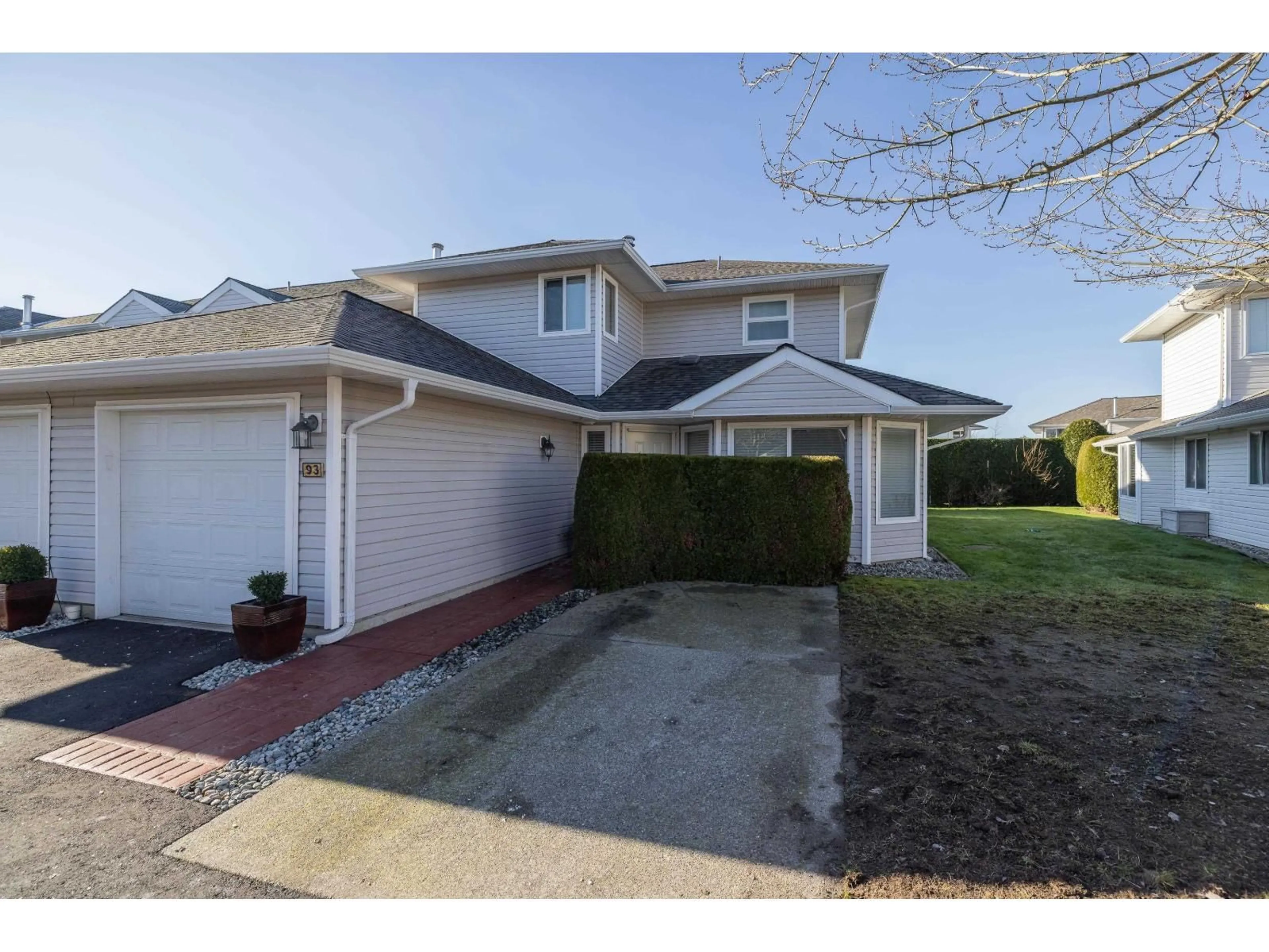 A pic from outside/outdoor area/front of a property/back of a property/a pic from drone, street for 93 - 21928 48 AVENUE, Langley British Columbia V3A8H1