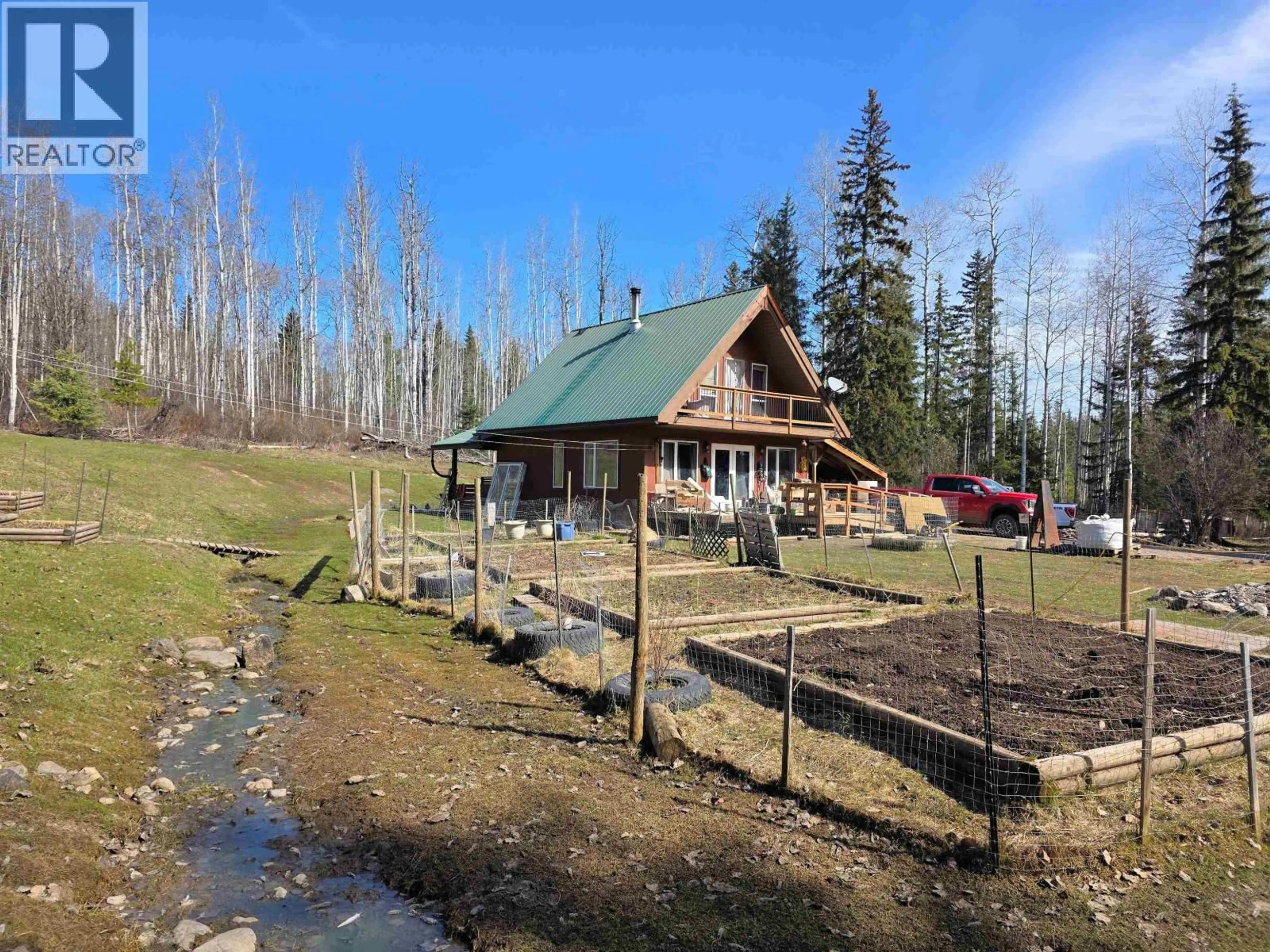 A pic from outside/outdoor area/front of a property/back of a property/a pic from drone, unknown for 18715 GRANTHAM ROAD, Telkwa British Columbia V0J2X2