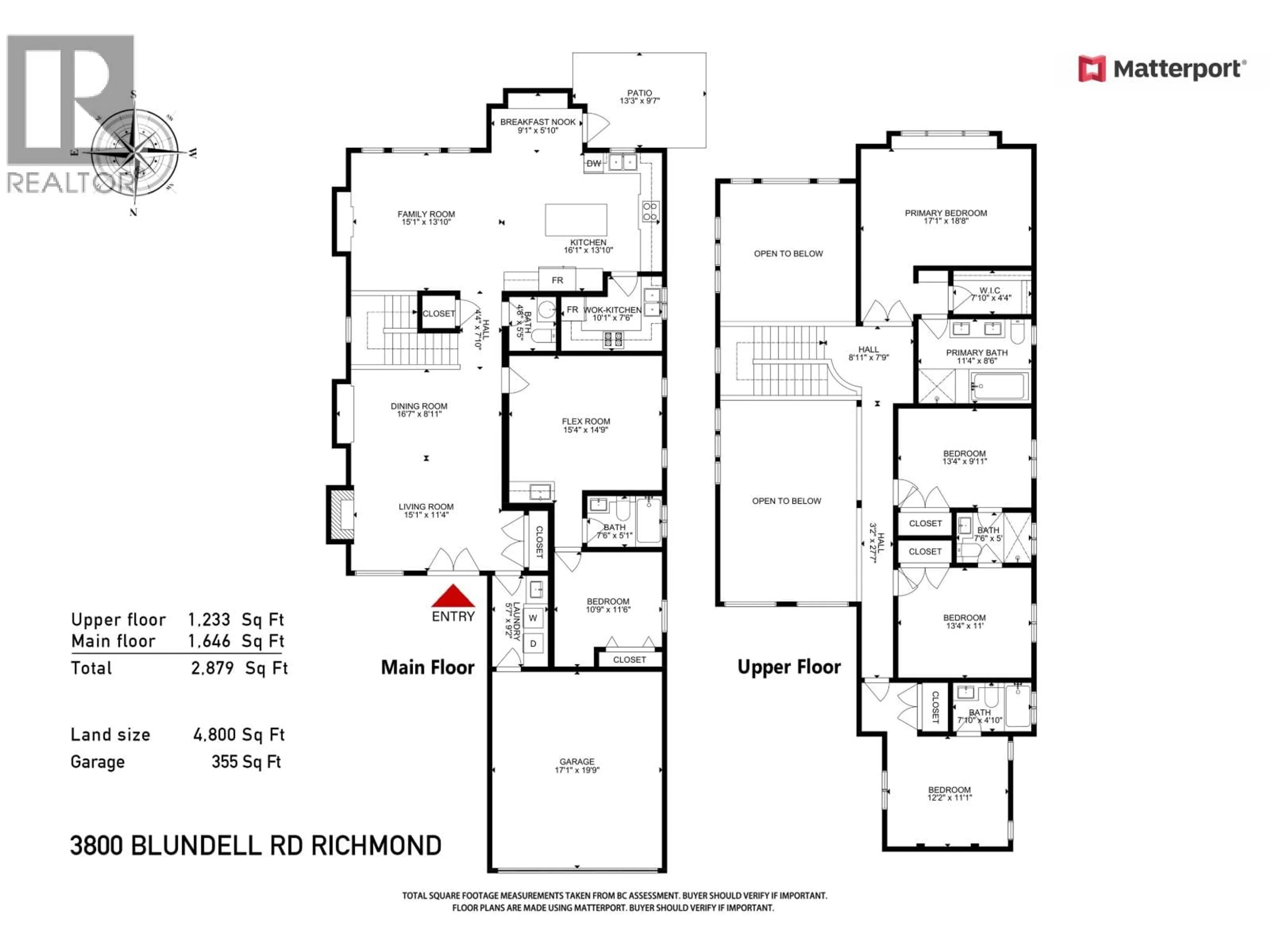 Floor plan for 3800 BLUNDELL ROAD, Richmond British Columbia V7C1G4