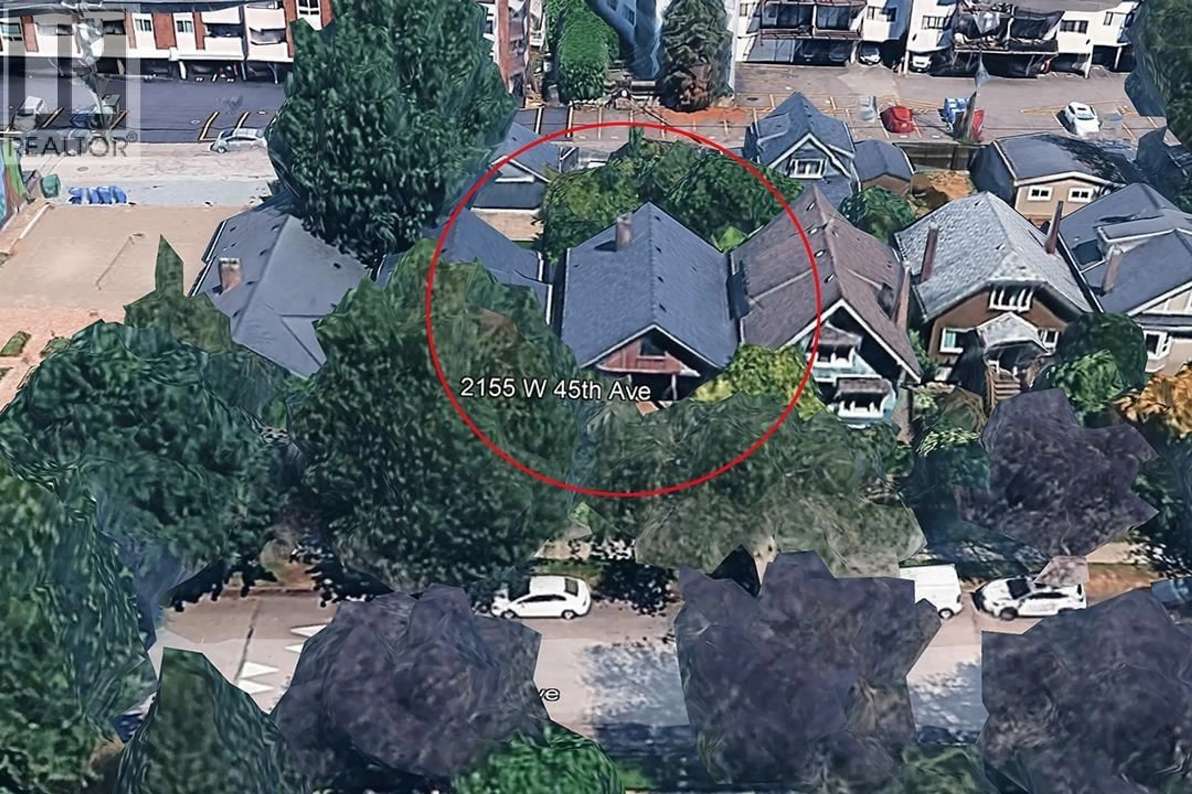 A pic from outside/outdoor area/front of a property/back of a property/a pic from drone, city buildings view from balcony for 2155 45TH AVENUE, Vancouver British Columbia V6M2J2