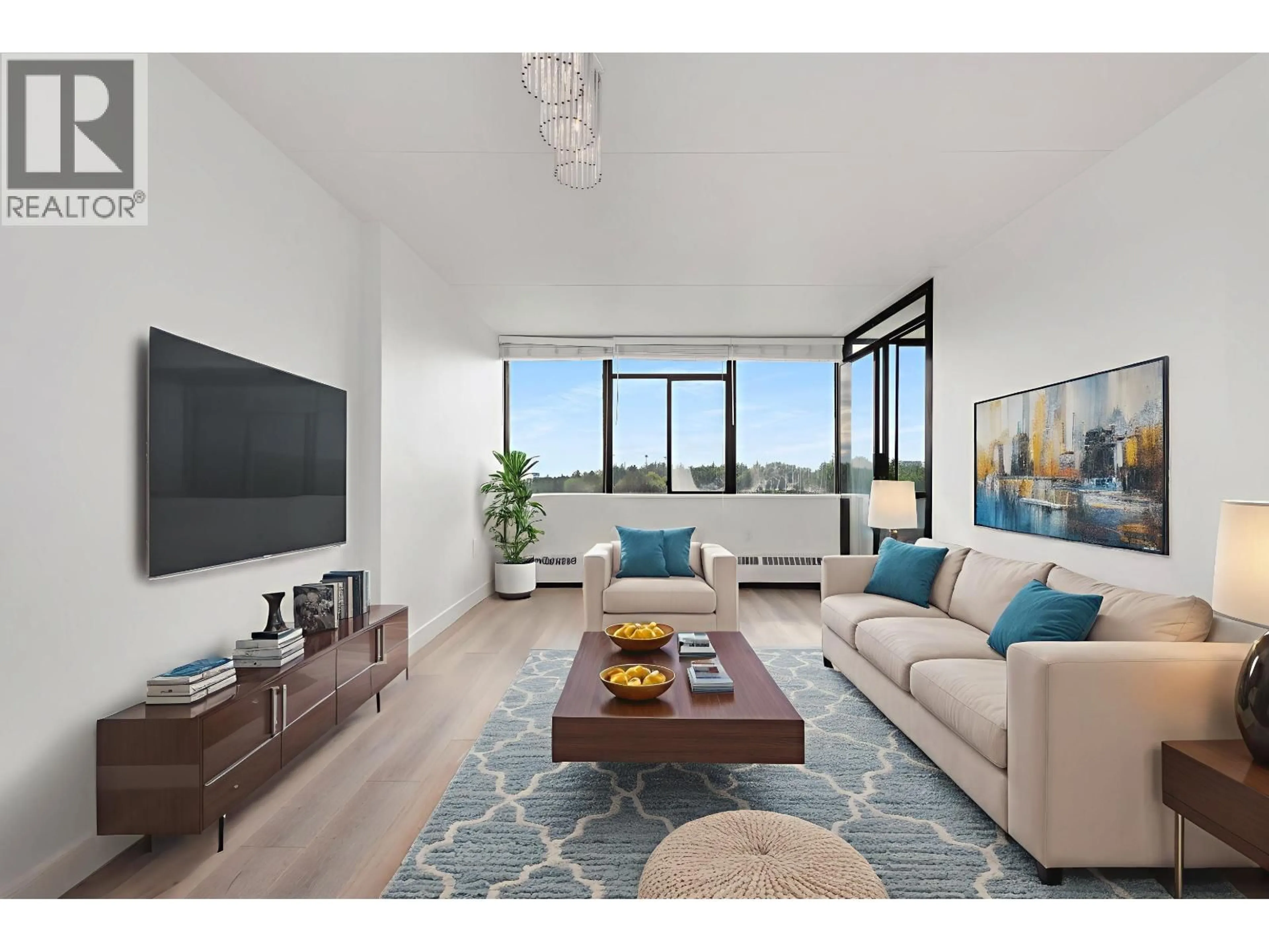 Living room with furniture, unknown for 808 - 6651 MINORU BOULEVARD, Richmond British Columbia V6Y1Z2