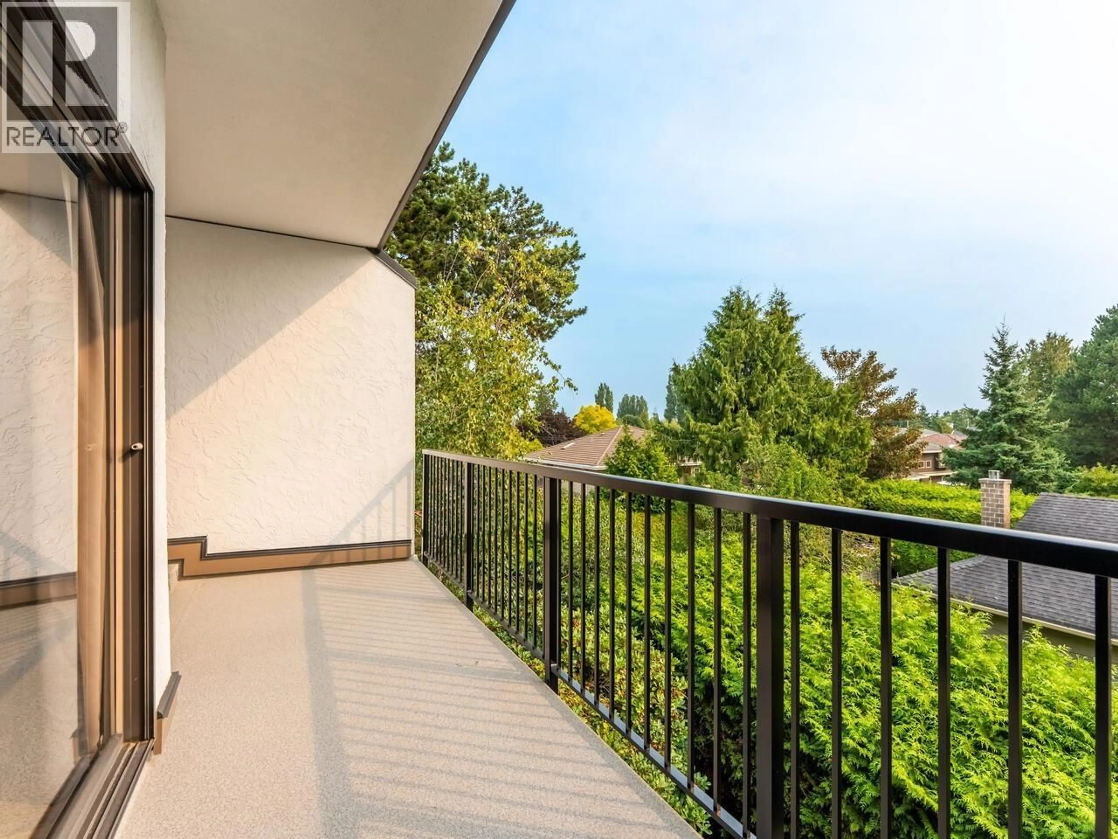 Balcony in the apartment, city buildings view from balcony for 305 - 8760 NO. 1 ROAD, Richmond British Columbia V7C4L5