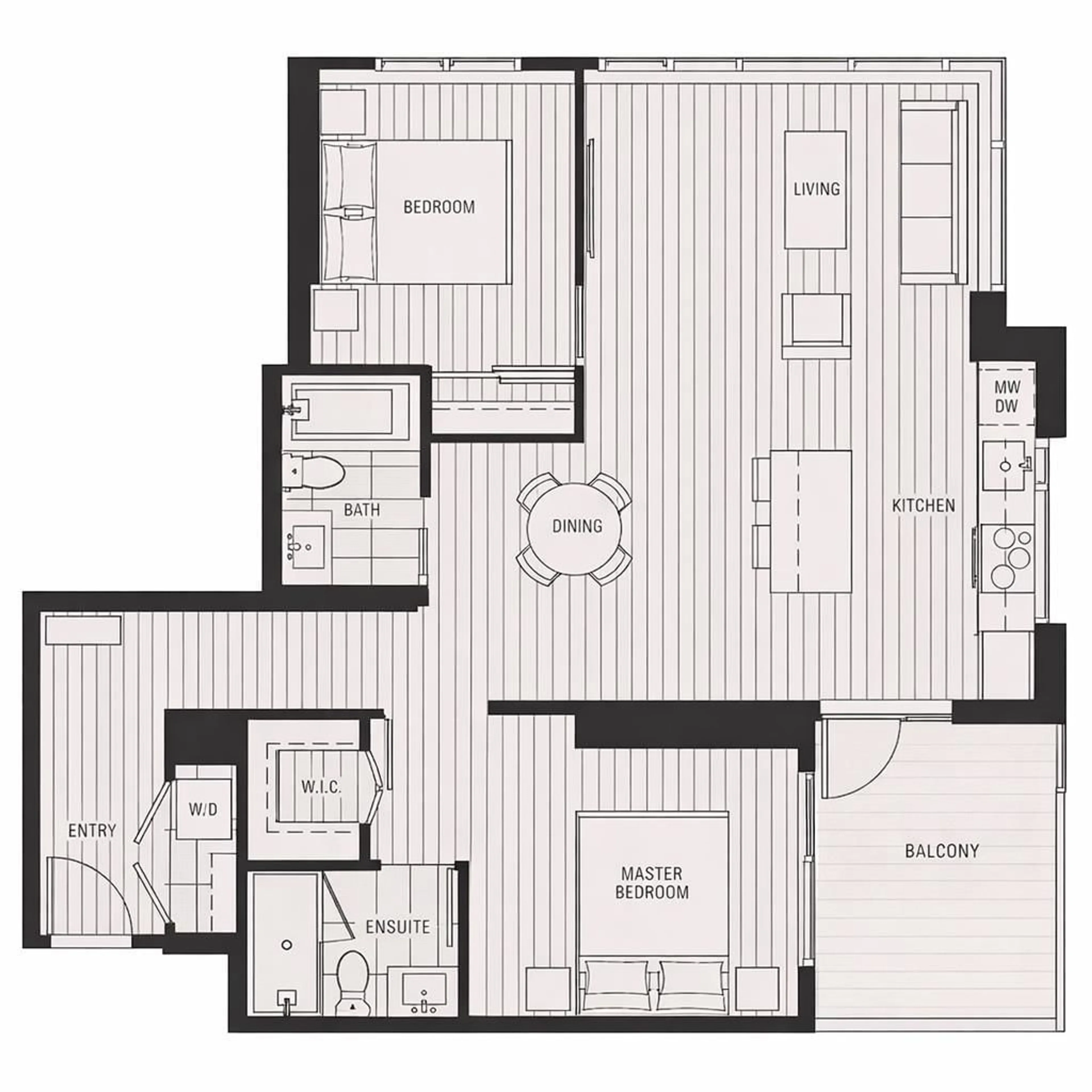 Floor plan for 3003 - 13615 FRASER HIGHWAY, Surrey British Columbia V3T0P7