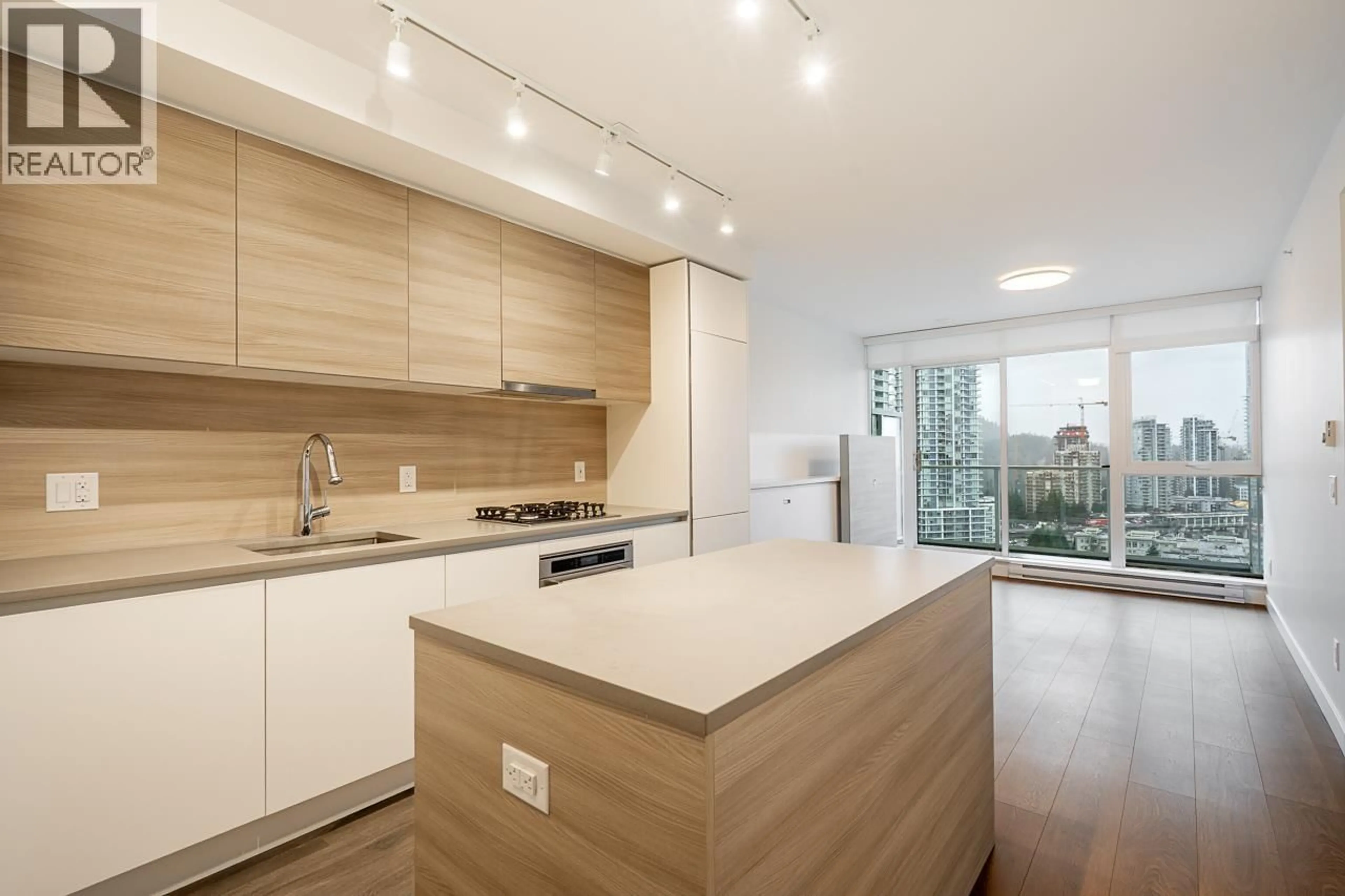 Open concept kitchen, wood/laminate floor for 2006 - 525 FOSTER AVENUE, Coquitlam British Columbia V3J0H6