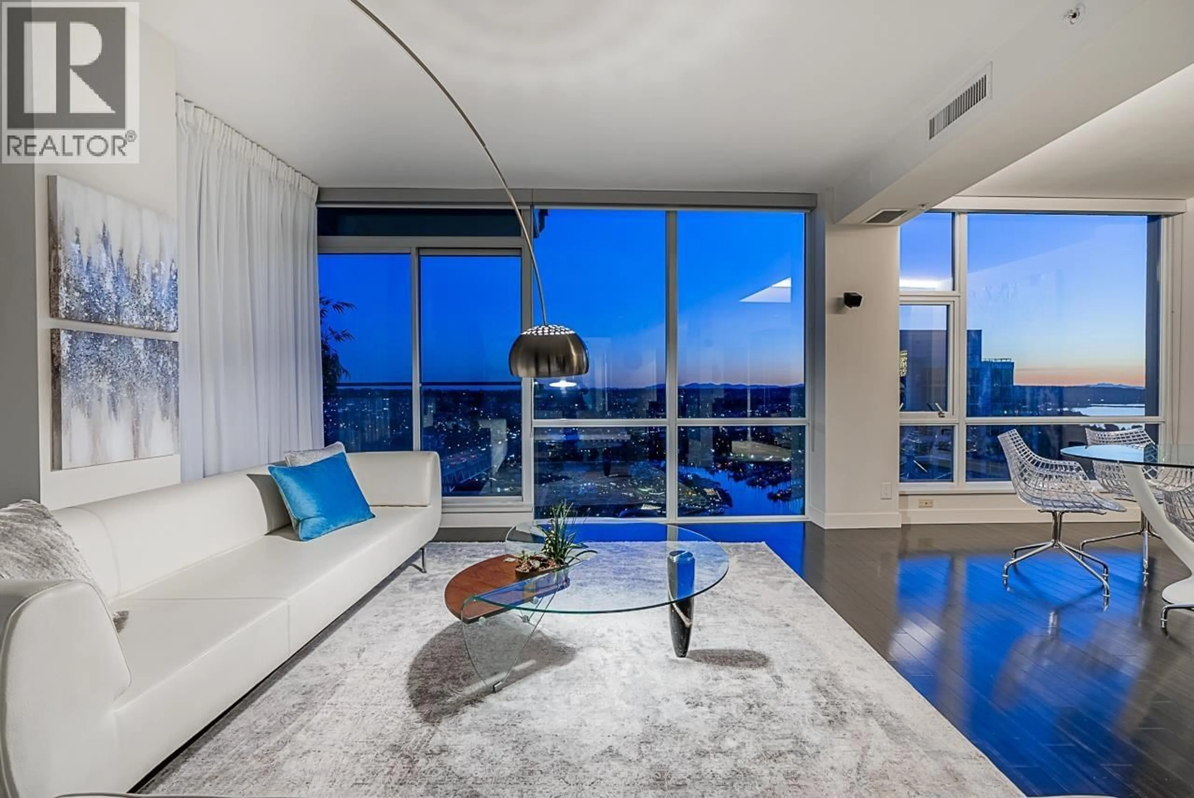 Living room with furniture, unknown for 2703 - 1455 HOWE STREET, Vancouver British Columbia V6Z1C2