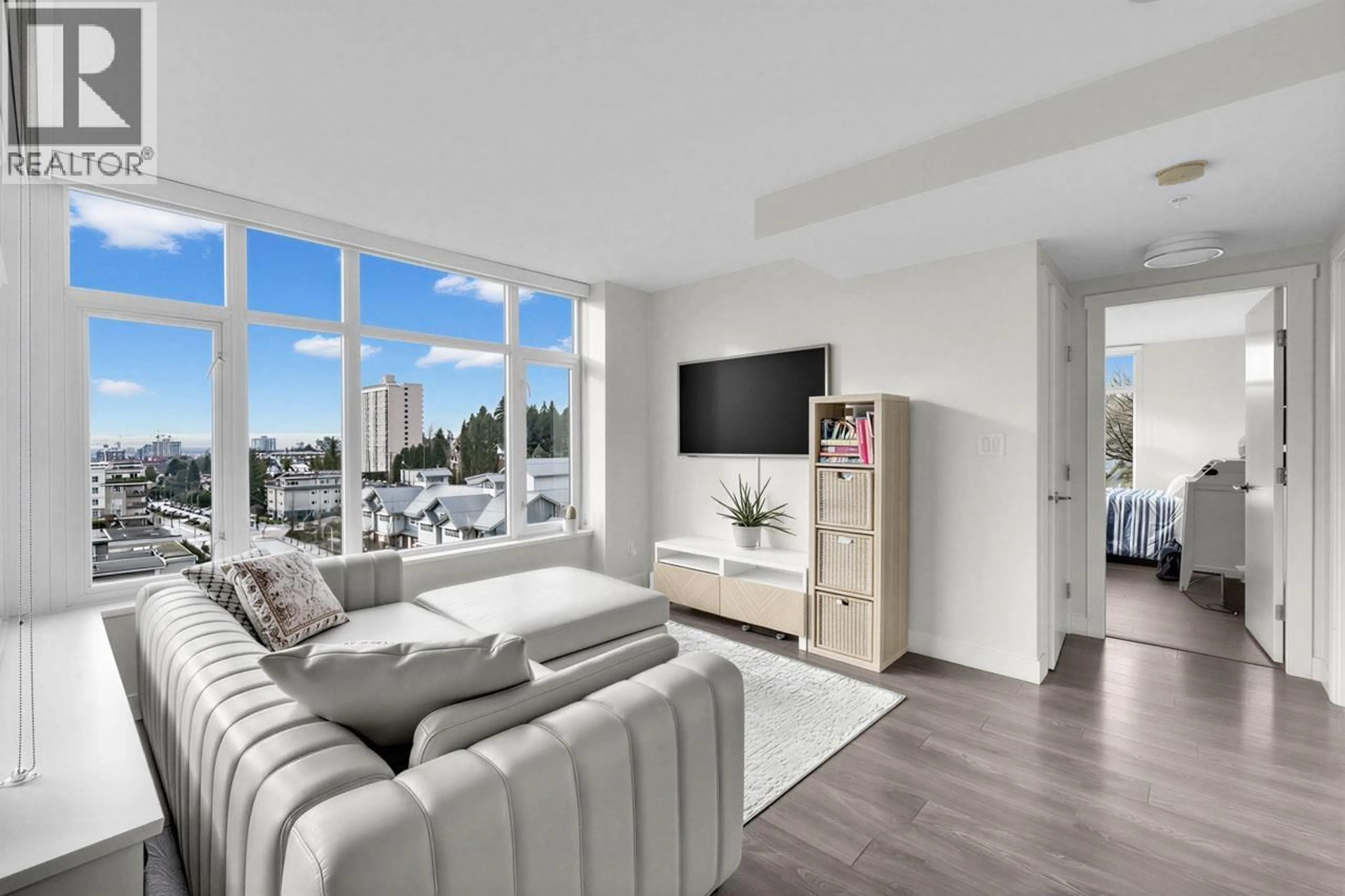 Living room with furniture, unknown for 905 - 188 AGNES STREET, New Westminster British Columbia V3L0H6