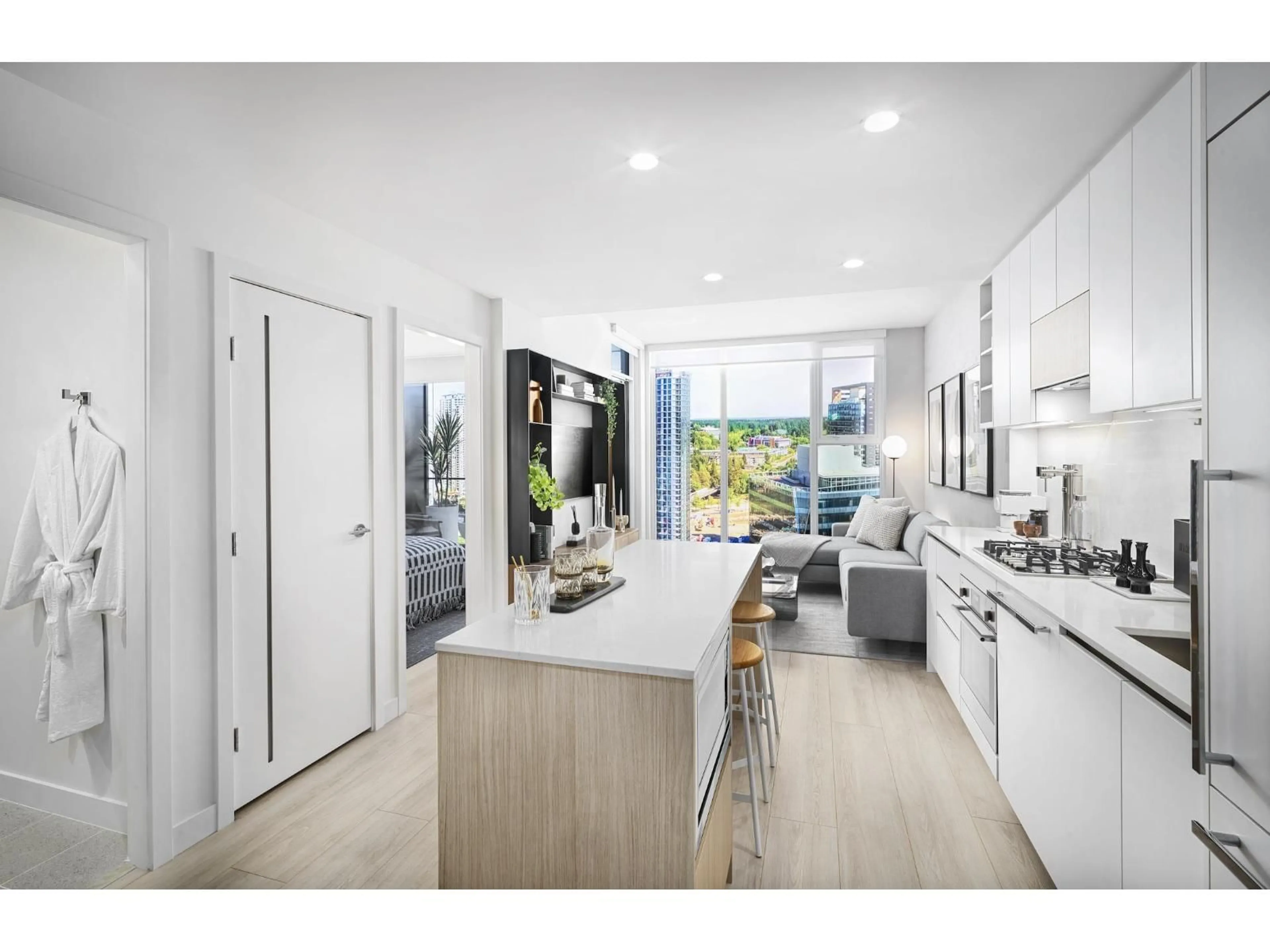 Open concept kitchen, unknown for 3511 - 13573 98A AVENUE, Surrey British Columbia V3T0X1