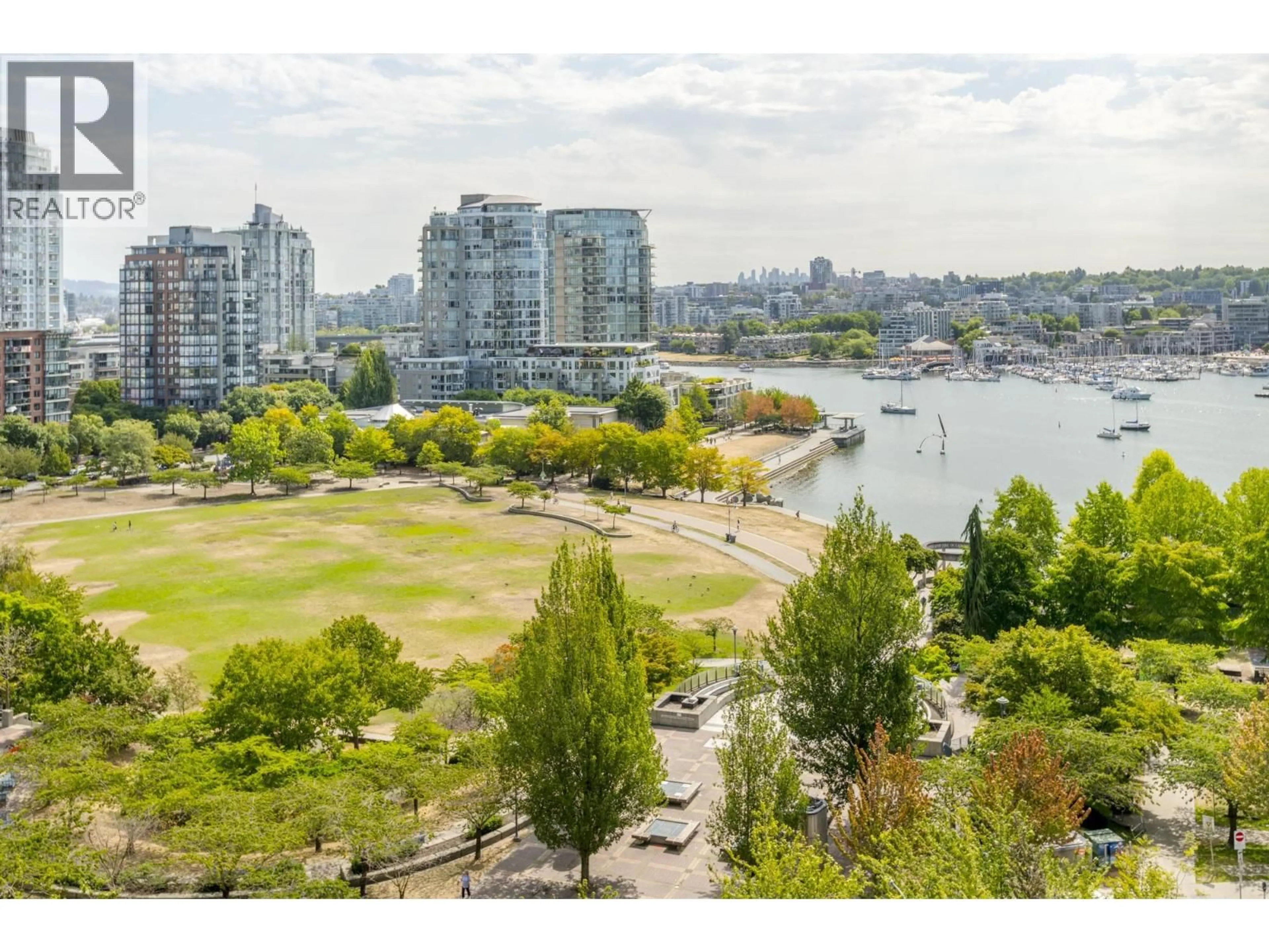 A pic from outside/outdoor area/front of a property/back of a property/a pic from drone, water/lake/river/ocean view for 1207 - 1408 STRATHMORE MEWS, Vancouver British Columbia V6Z3A9
