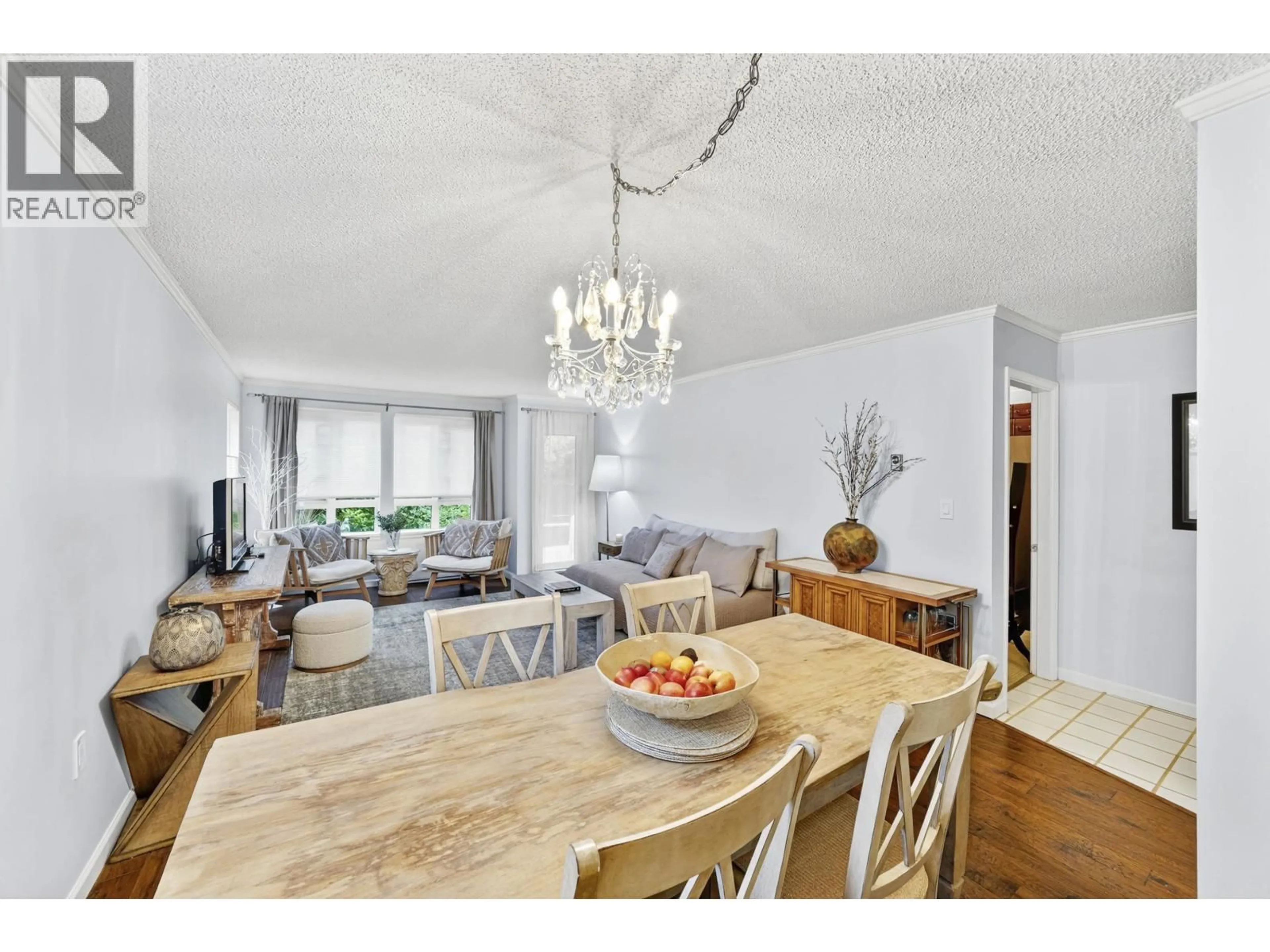 Dining room, wood/laminate floor for 104 - 1551 11TH AVENUE, Vancouver British Columbia V6J2B5