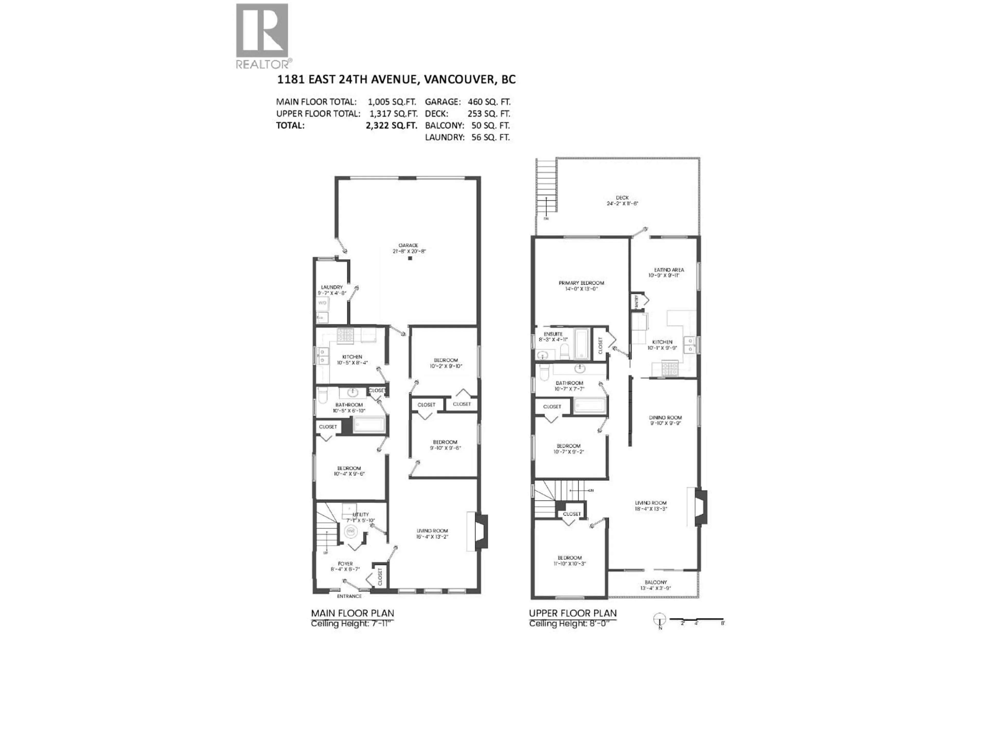 Floor plan for 1181 24TH AVENUE, Vancouver British Columbia V5V2B3
