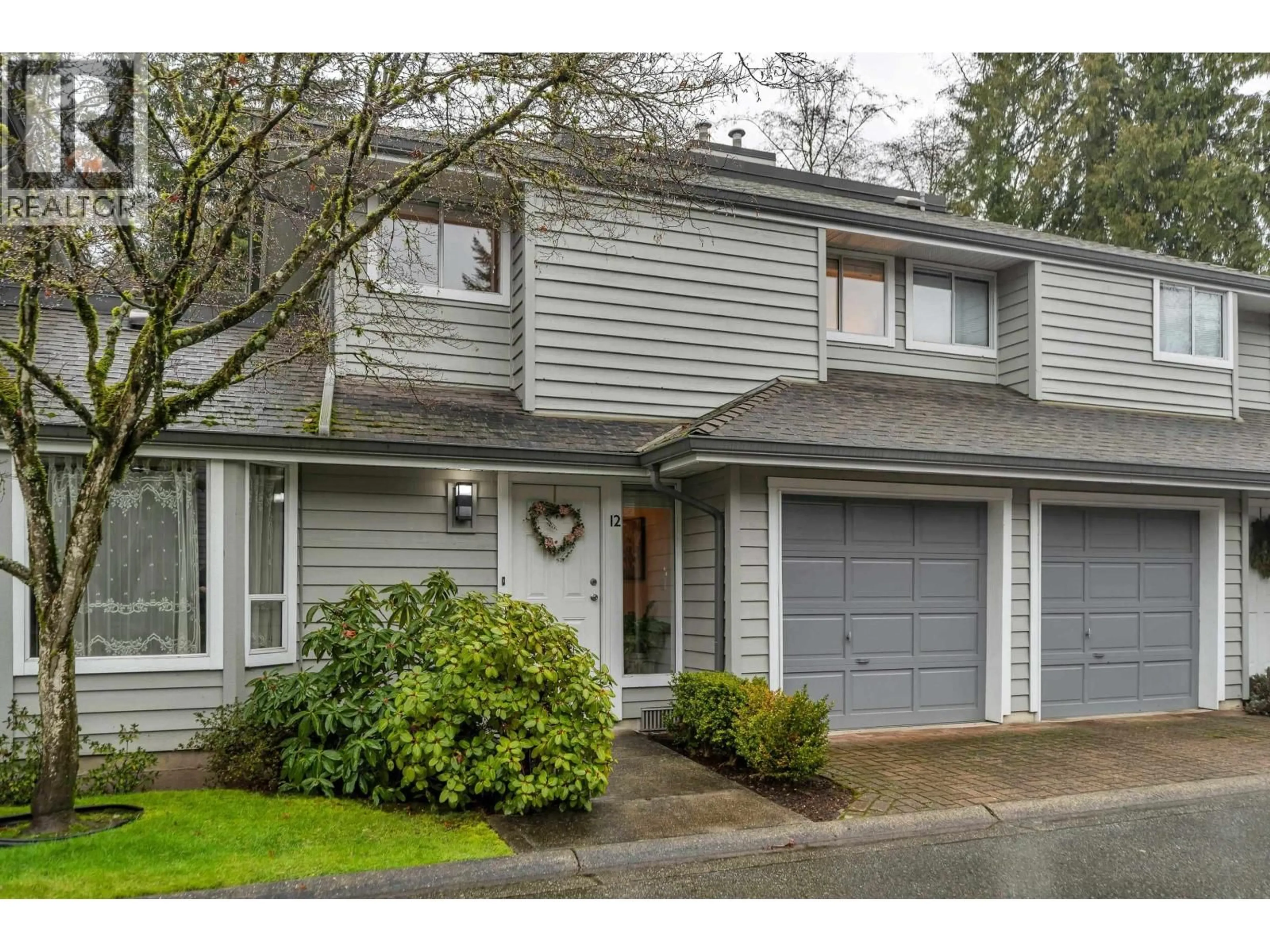 Home with vinyl exterior material, street for 12 - 3634 GARIBALDI DRIVE, North Vancouver British Columbia V7H2X5