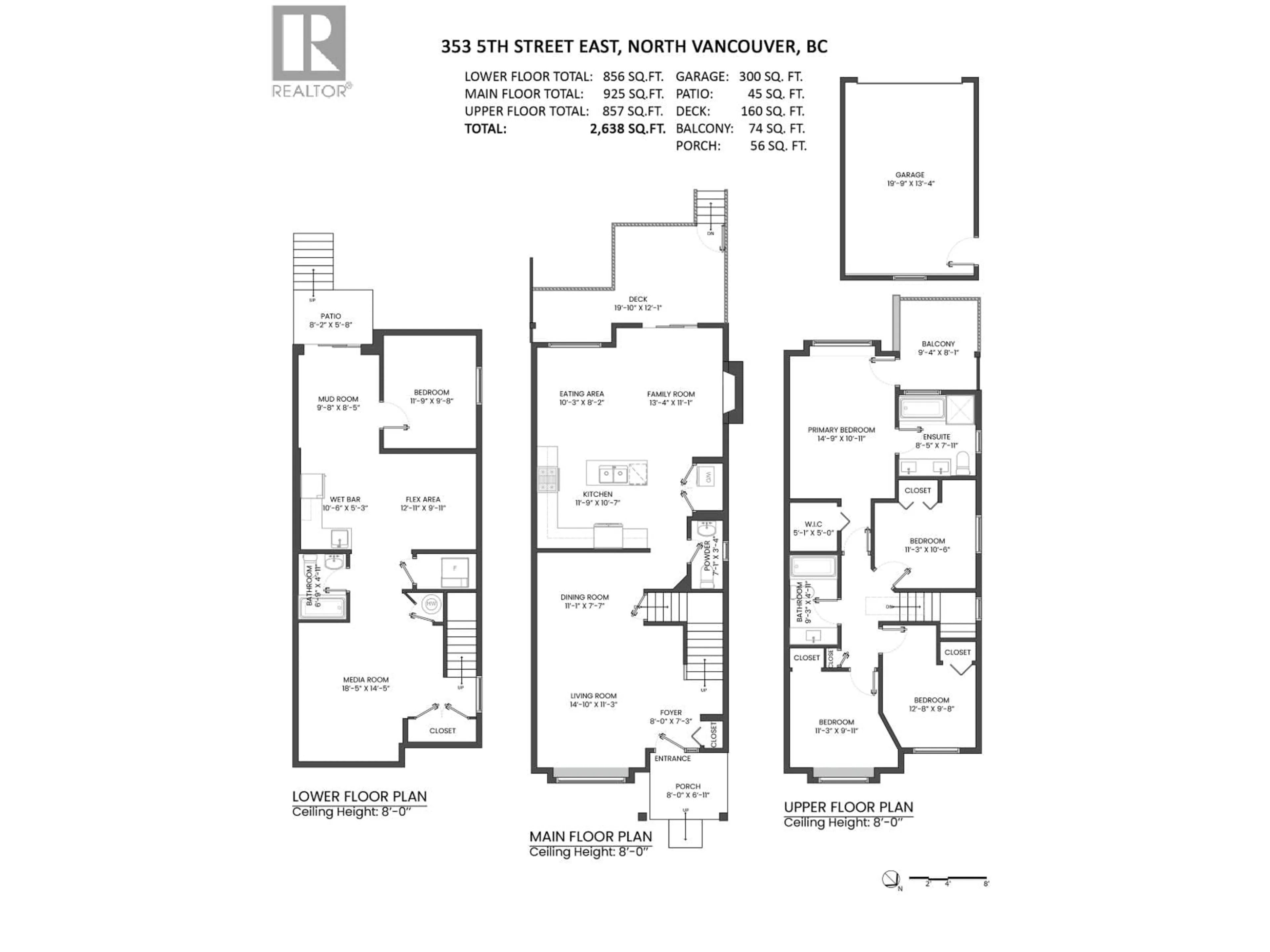 Floor plan for 353 5TH STREET, North Vancouver British Columbia V7L1M1