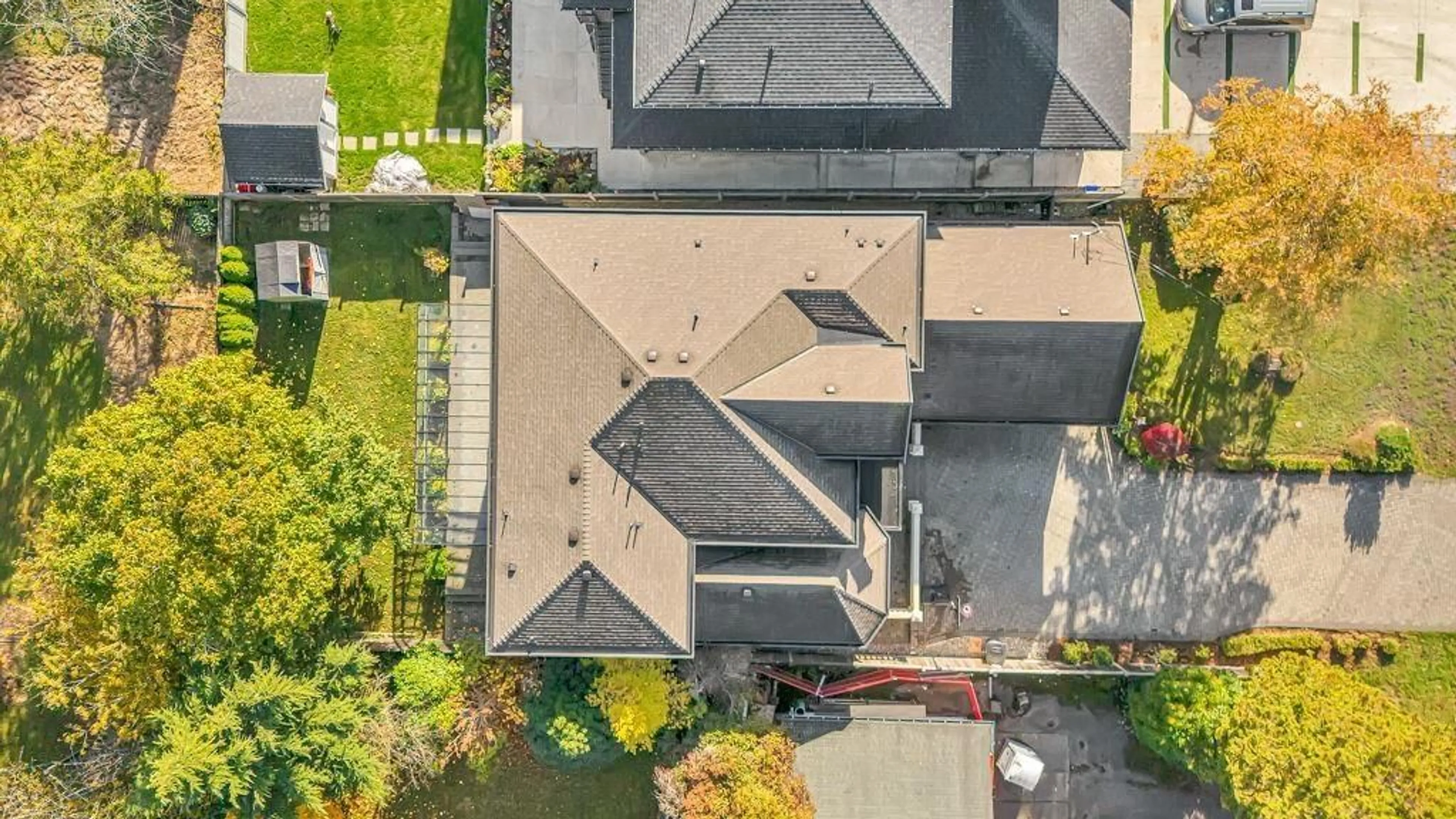 A pic from outside/outdoor area/front of a property/back of a property/a pic from drone, street for 1772 156A STREET, Surrey British Columbia V4A4W1