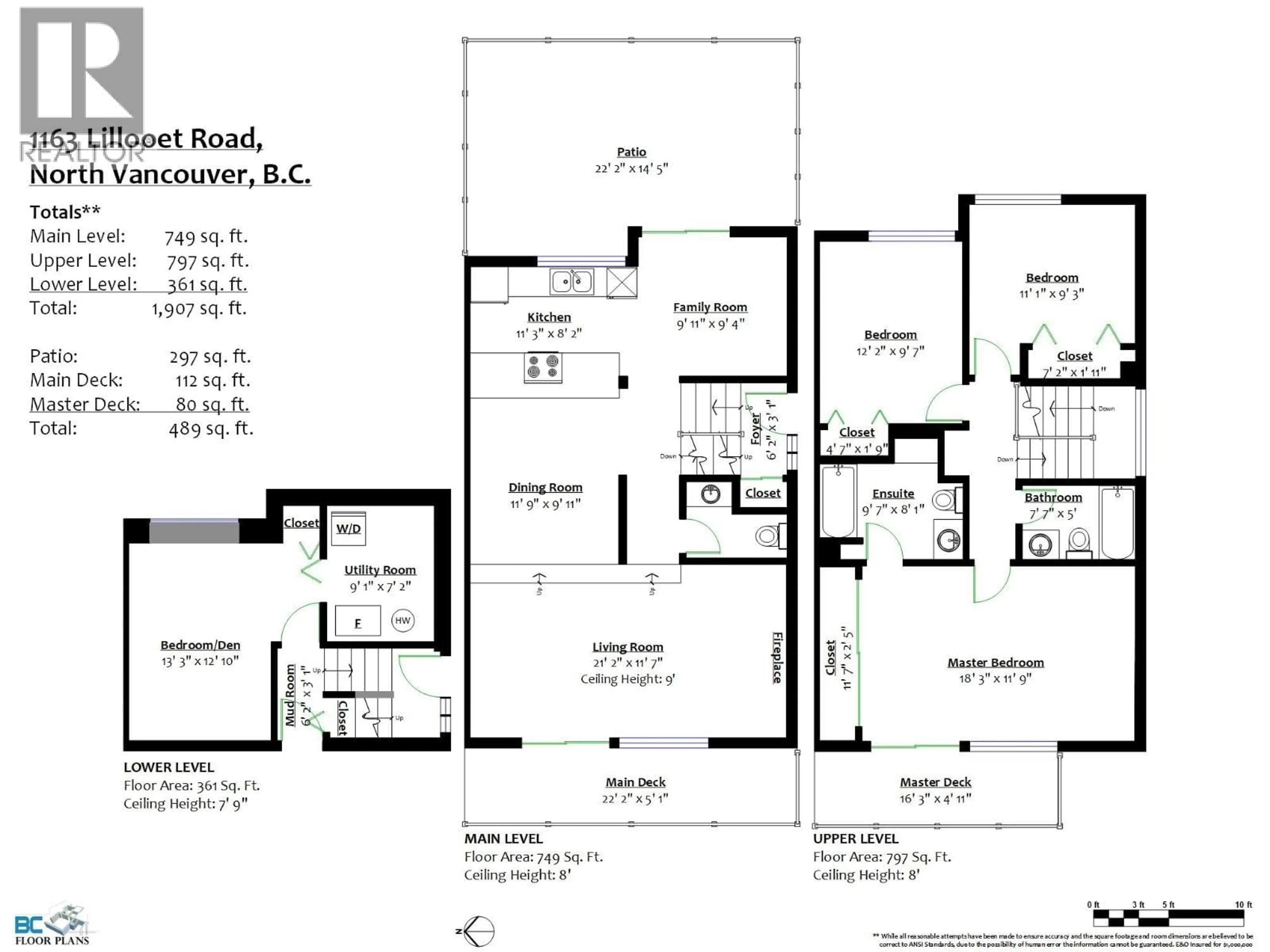 Floor plan for 1163 LILLOOET ROAD, North Vancouver British Columbia V7J3H7