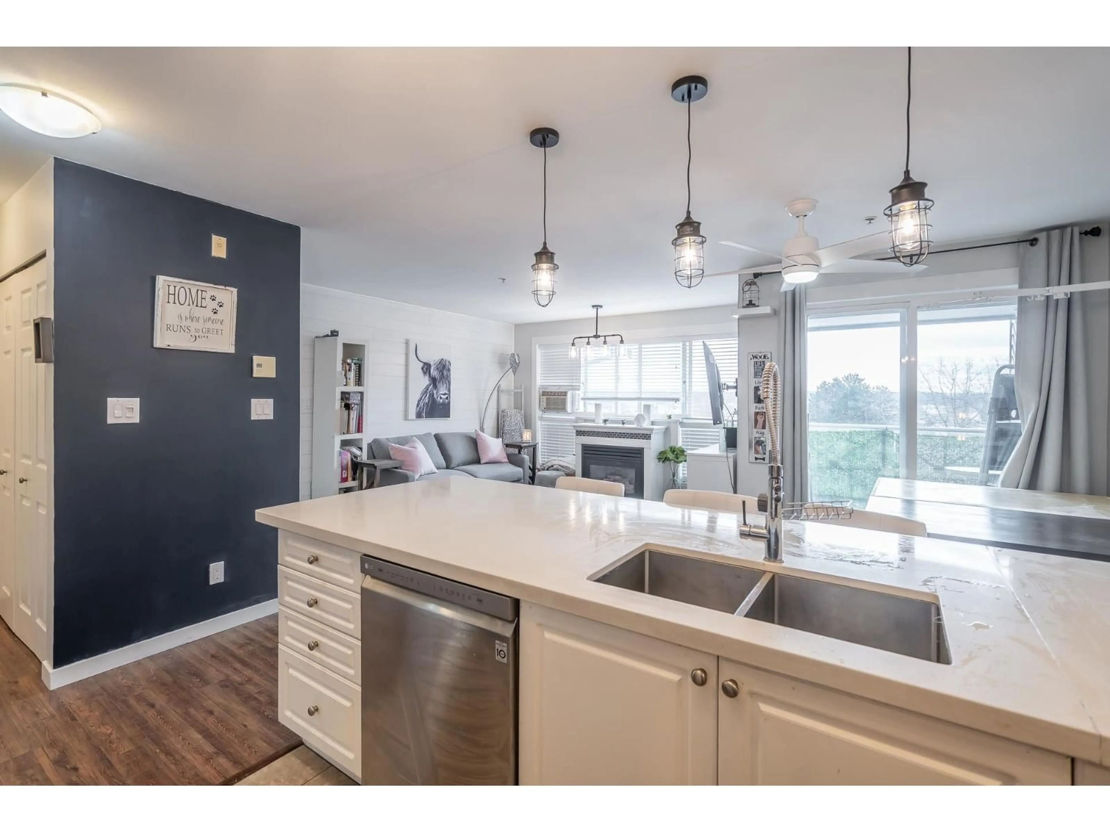 Open concept kitchen, unknown for 408 - 6390 196 STREET, Langley British Columbia V2Y1J2