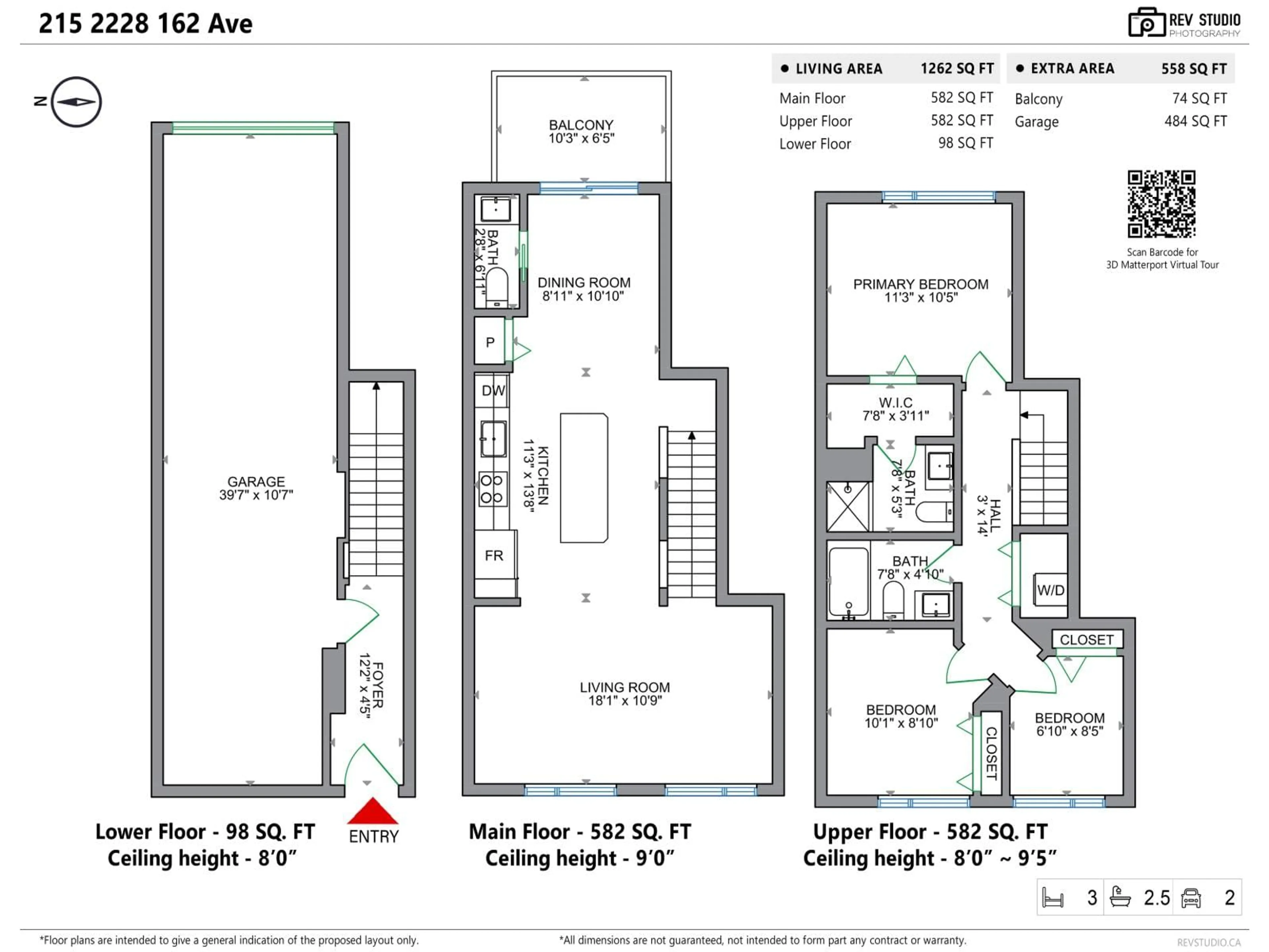 Floor plan for 215 - 2228 162 STREET, Surrey British Columbia V3Z6P4