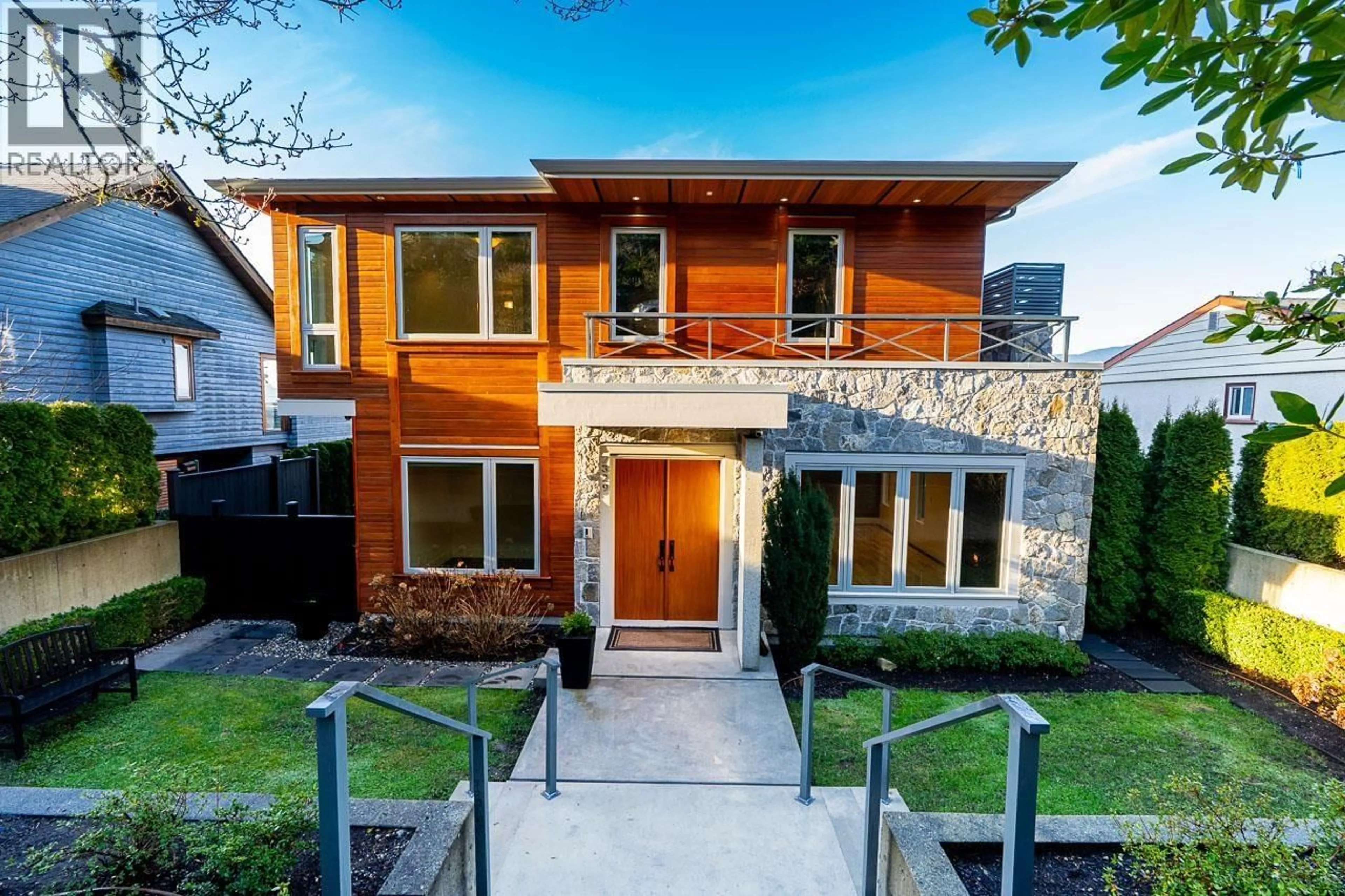 Home with brick exterior material, street for 7329 BRAESIDE DRIVE, Burnaby British Columbia V5A1G2