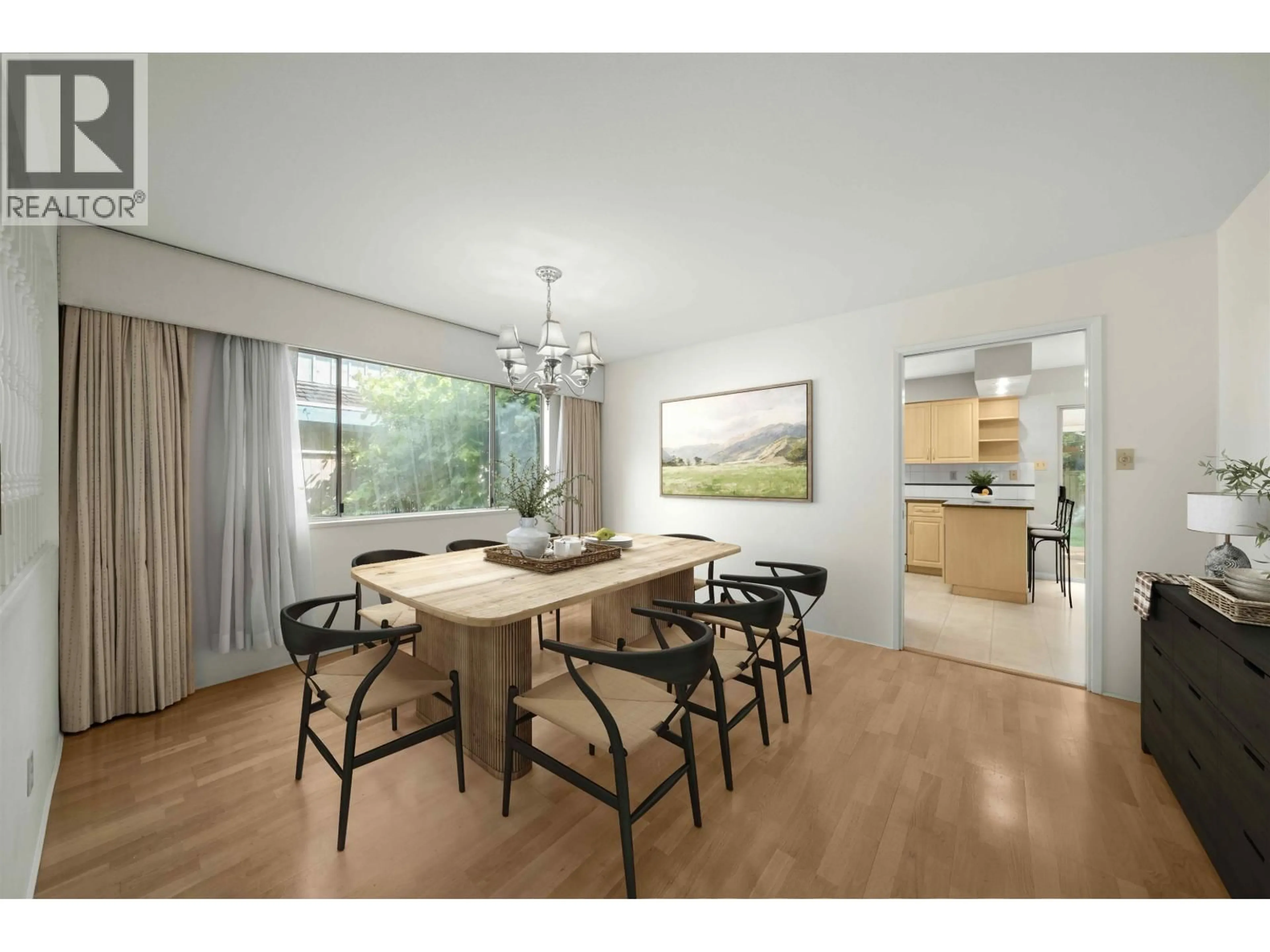 Dining room, wood/laminate floor for 7100 KIMBERLEY DRIVE, Richmond British Columbia V7A4S4