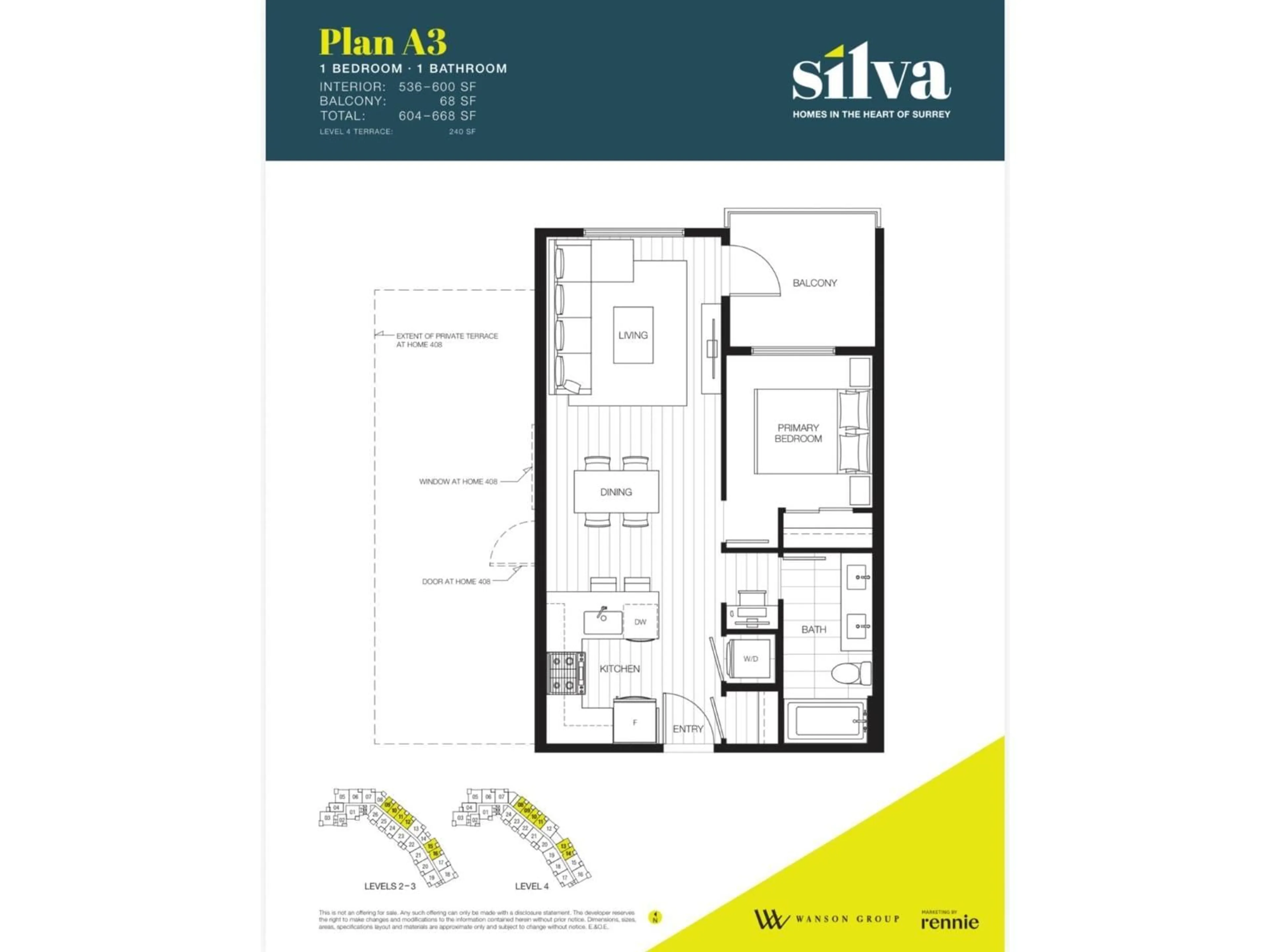 Floor plan for 209 - 13788 76 AVENUE, Surrey British Columbia V3W3V9