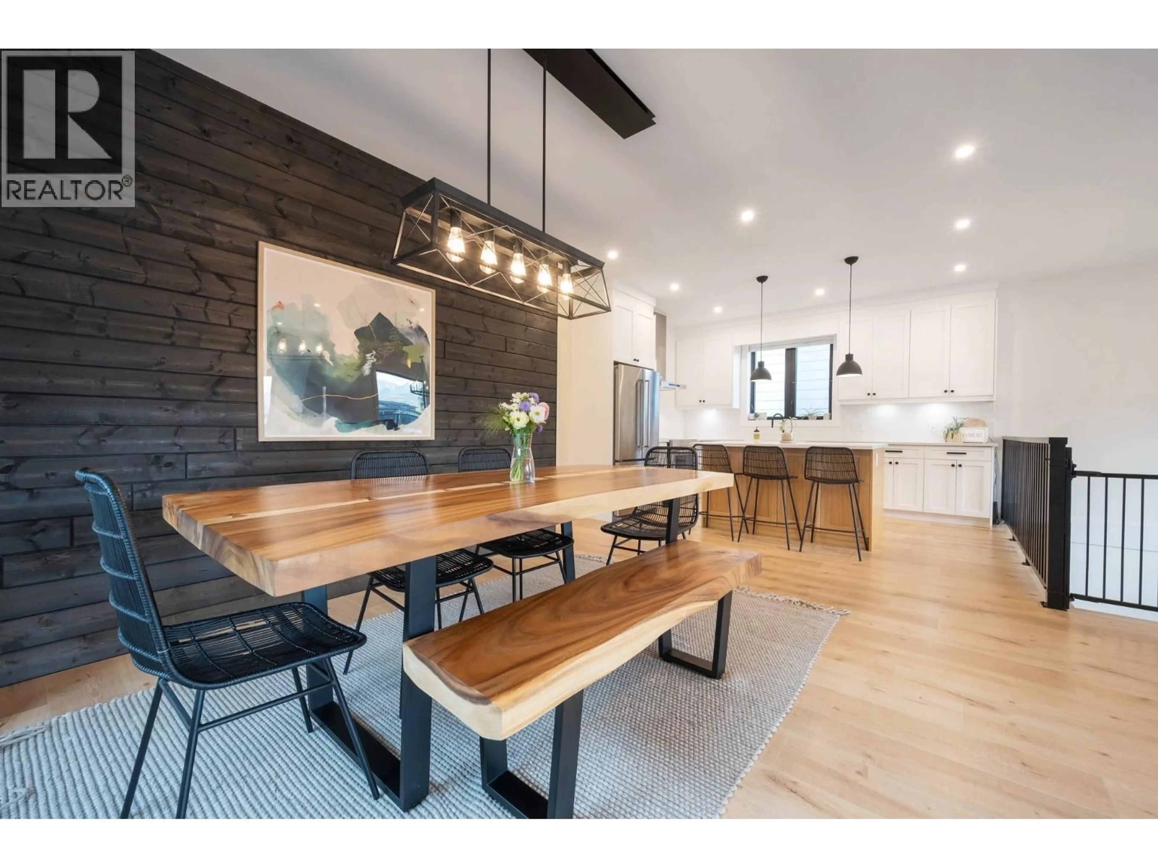 Open concept kitchen, wood/laminate floor for 2026 TIYATA BOULEVARD, Pemberton British Columbia V0N0A7