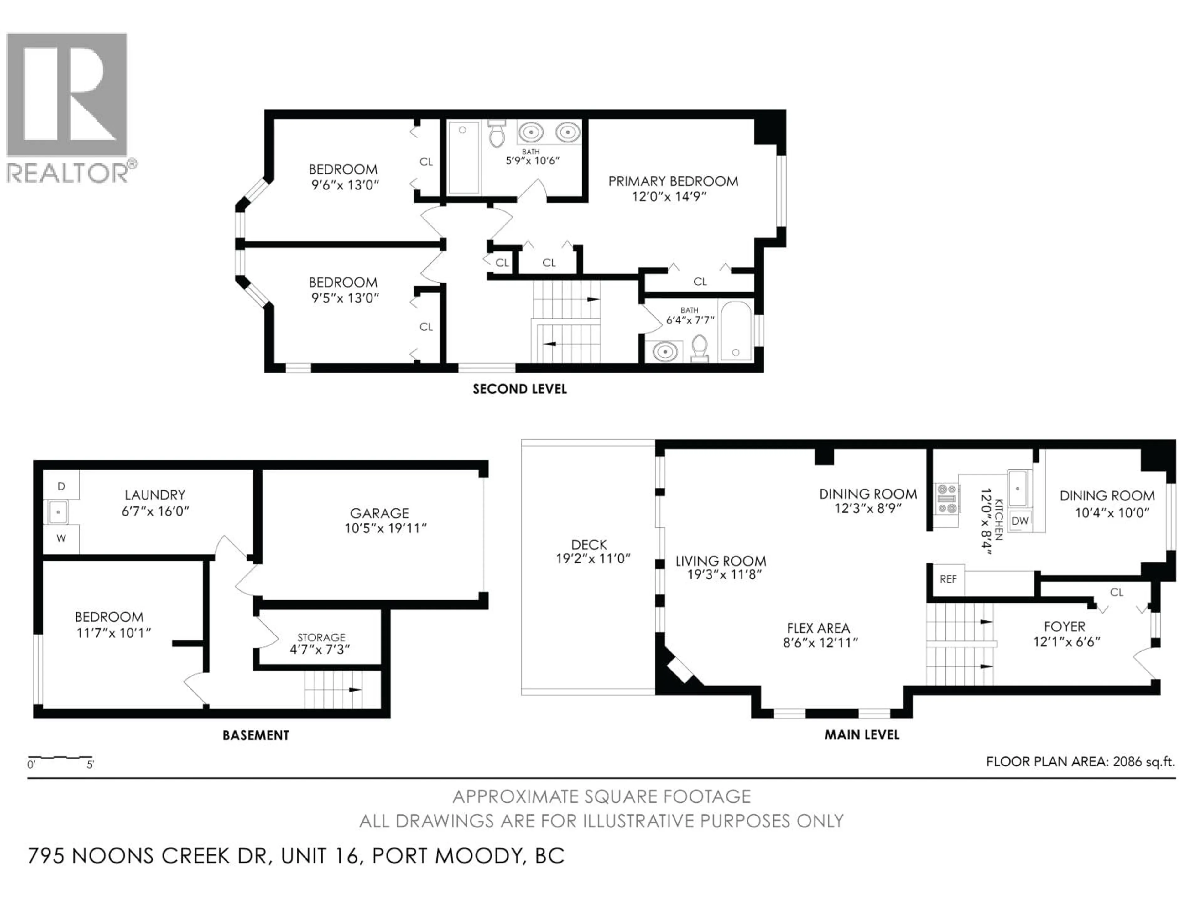 Floor plan for 16 - 795 NOONS CREEK DRIVE, Port Moody British Columbia V3H4V4