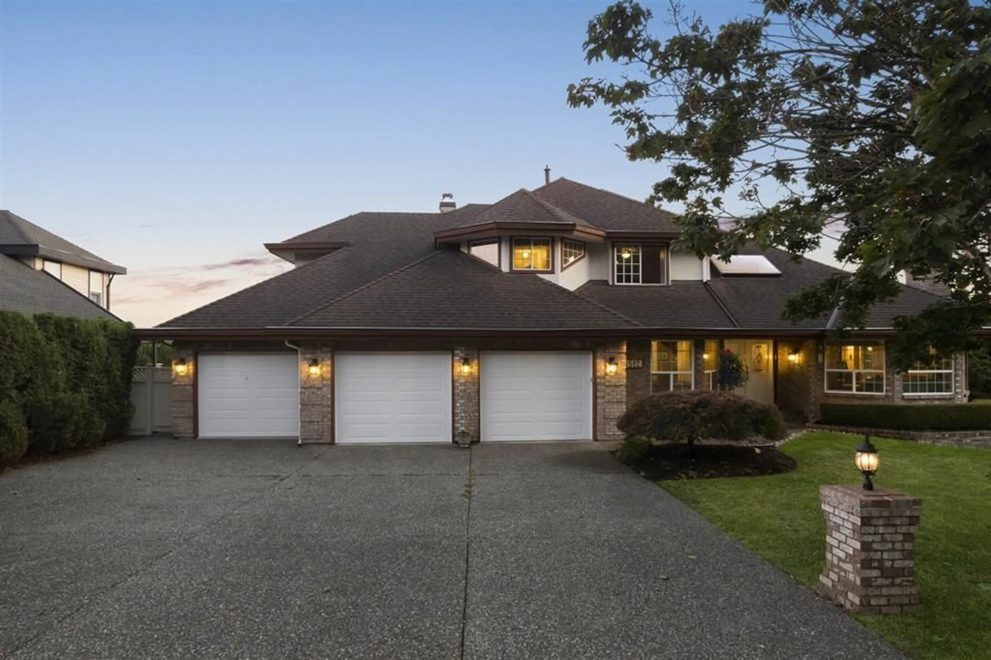 Home with vinyl exterior material, street for 16512 77A AVENUE, Surrey British Columbia V4N0L4