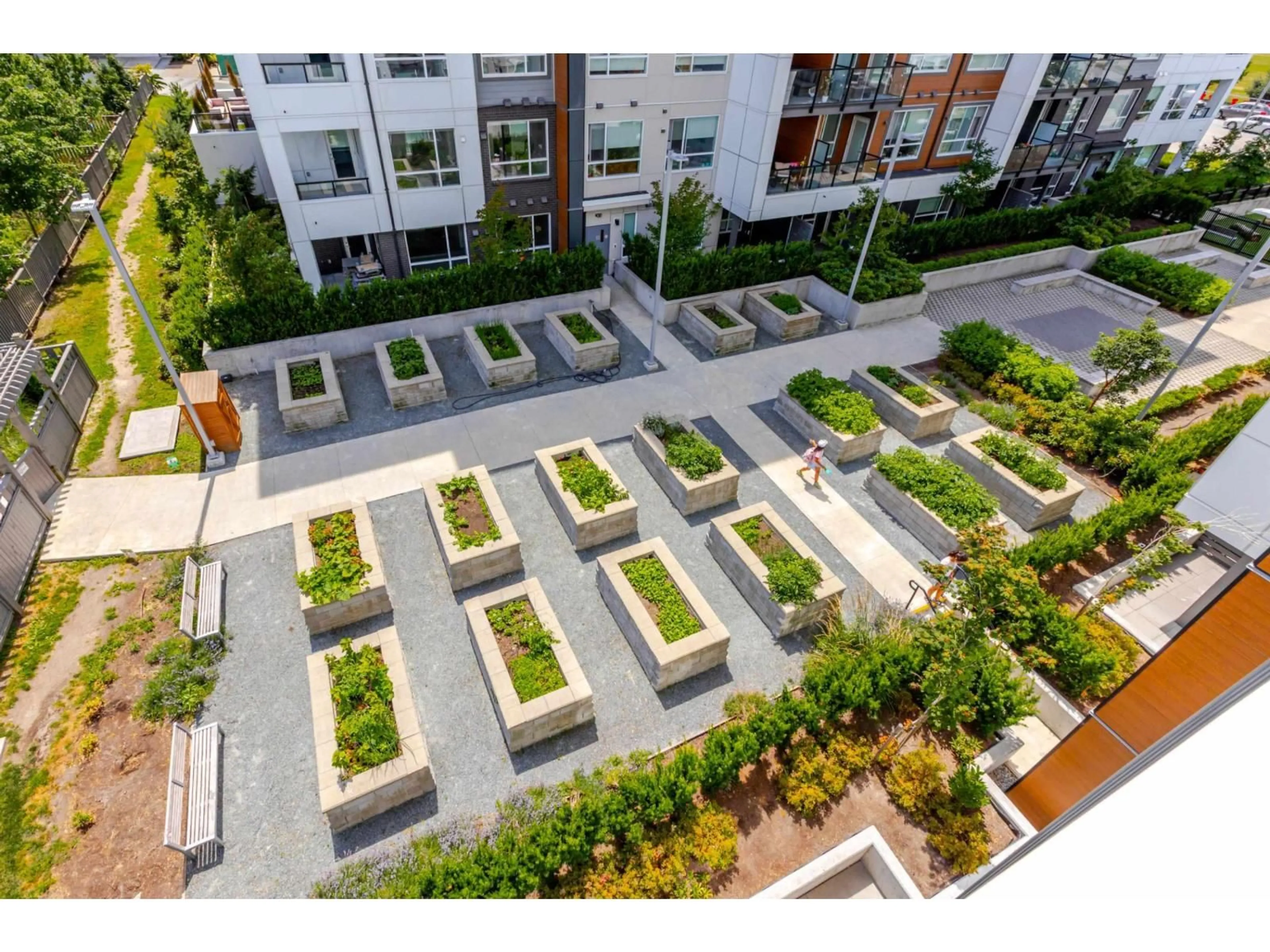 A pic from outside/outdoor area/front of a property/back of a property/a pic from drone, street for A114 - 20834 80 AVENUE, Langley British Columbia V2Y3M4