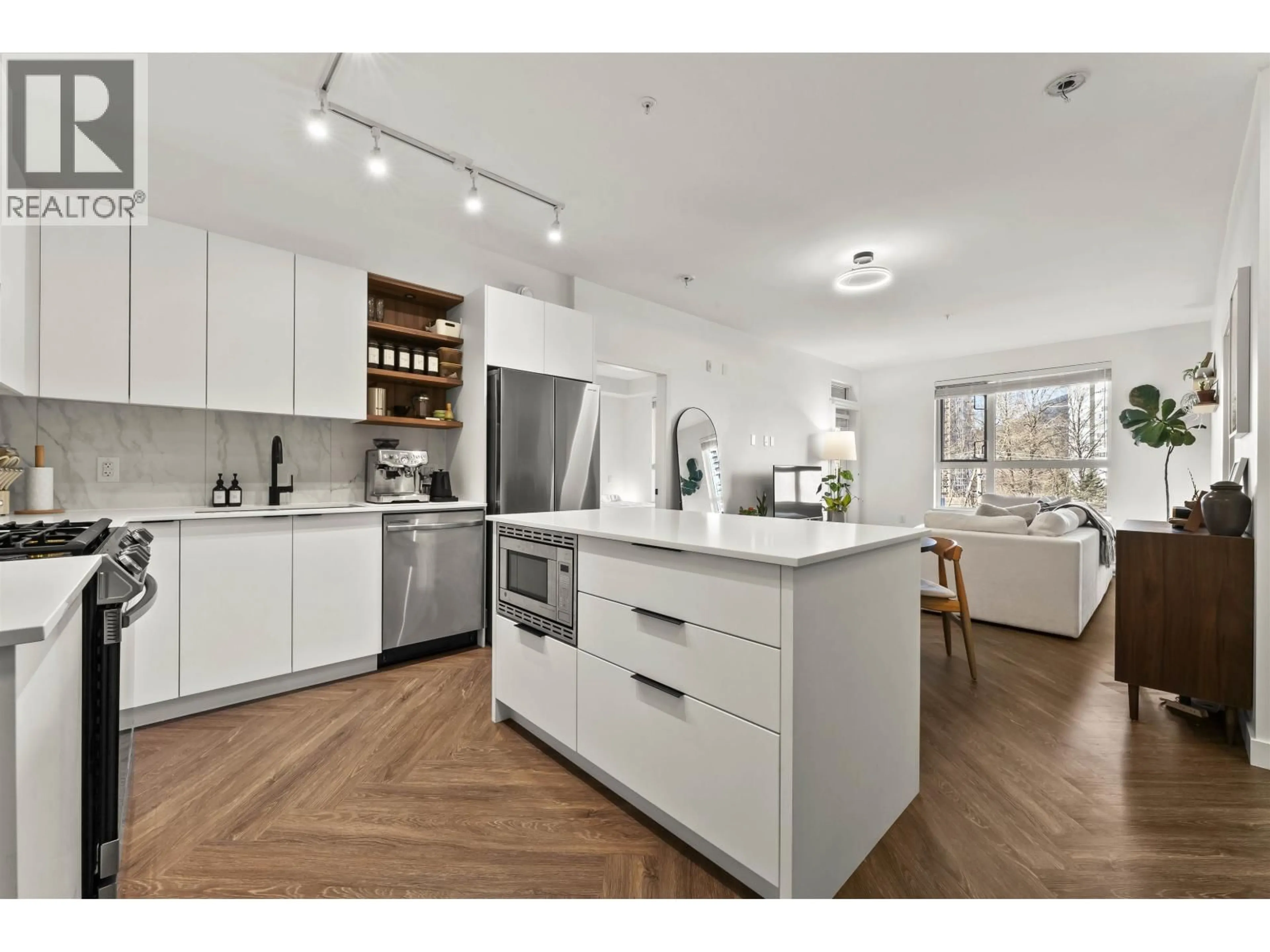 Open concept kitchen, unknown for 411 - 3229 ST JOHNS STREET, Port Moody British Columbia V3H0M4