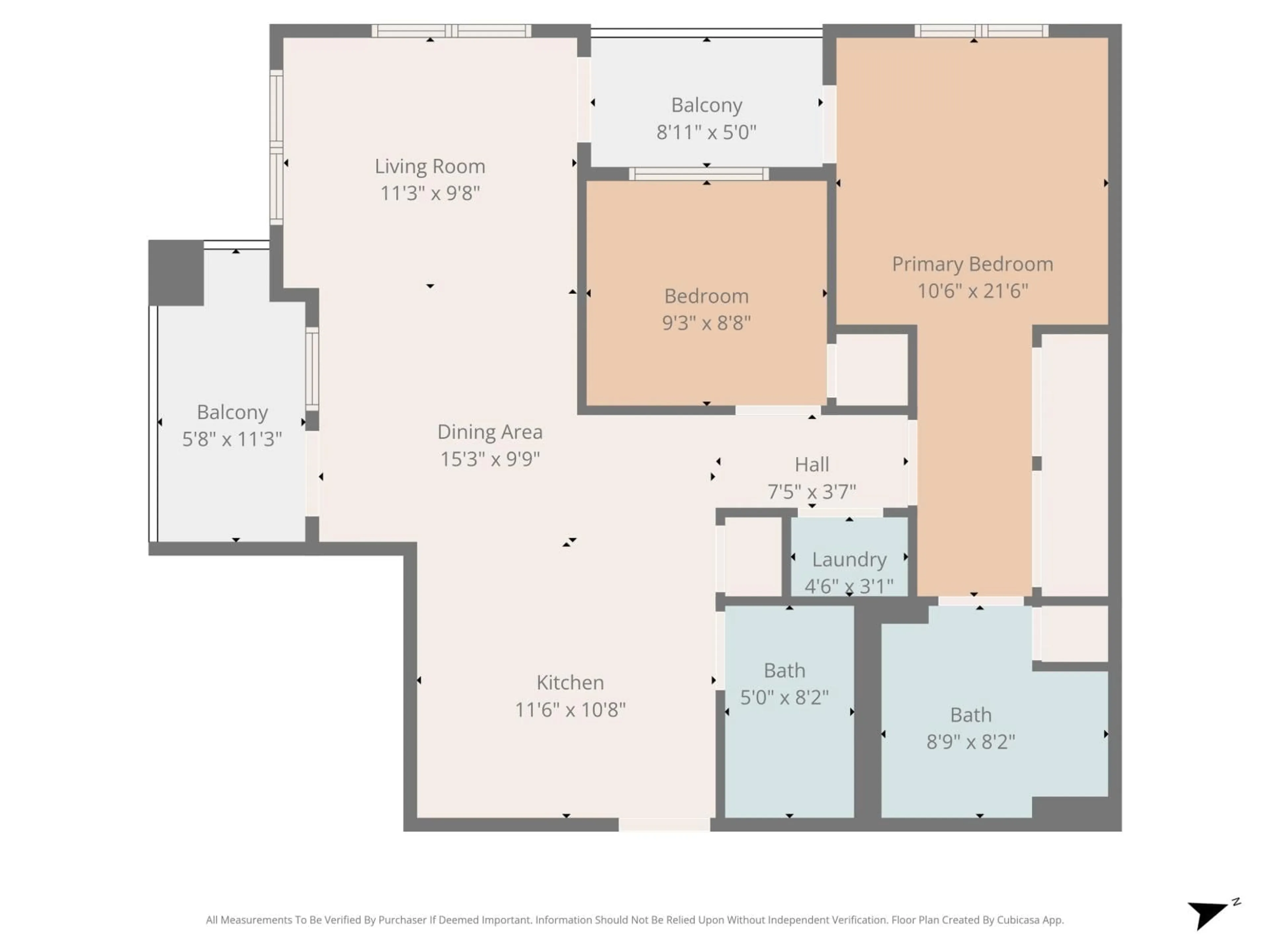 Floor plan for A410 - 20018 83A AVENUE, Langley British Columbia V2Y3P2