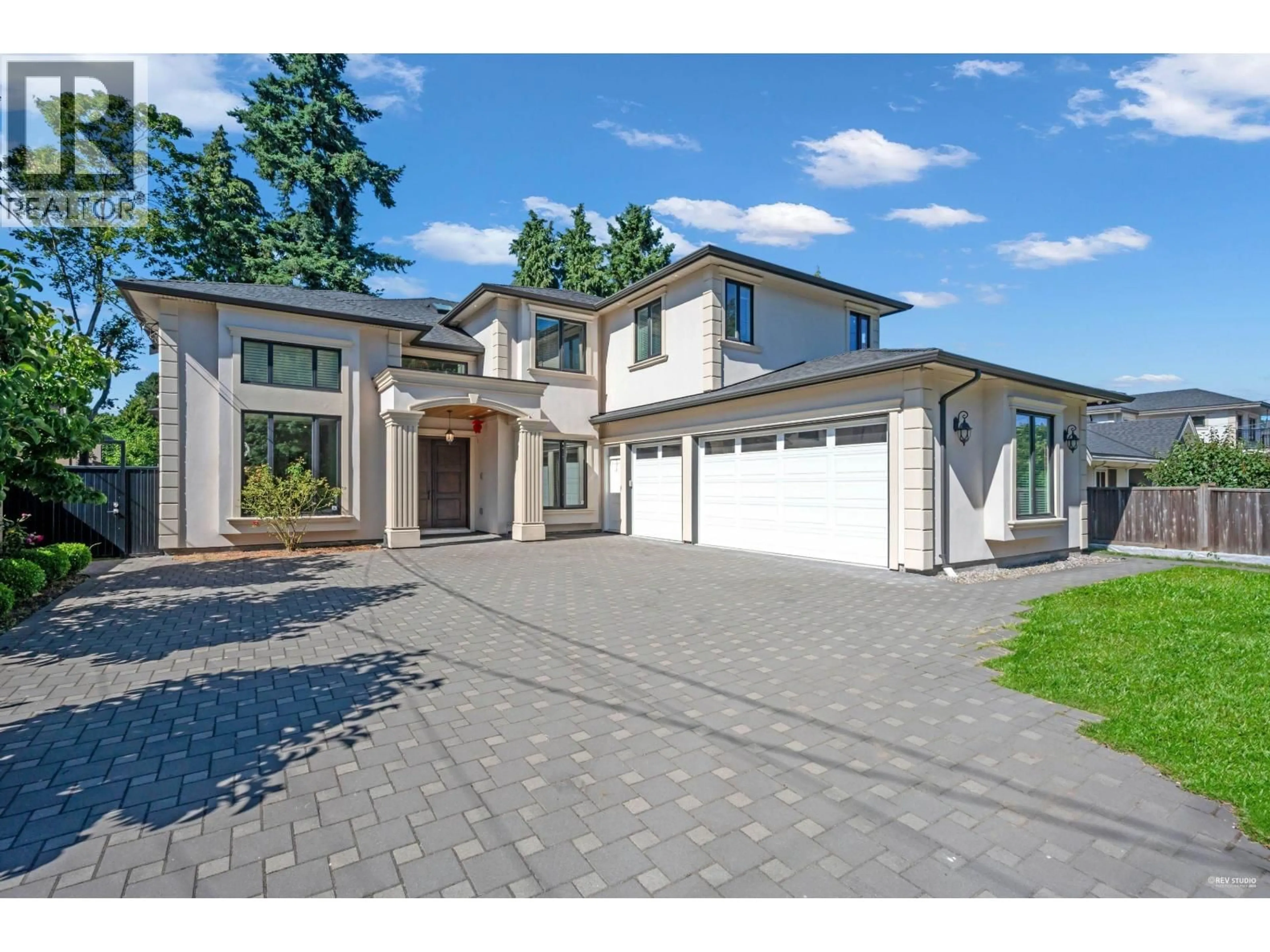 Home with brick exterior material, street for 8351 LESLIE ROAD, Richmond British Columbia V6X1E4